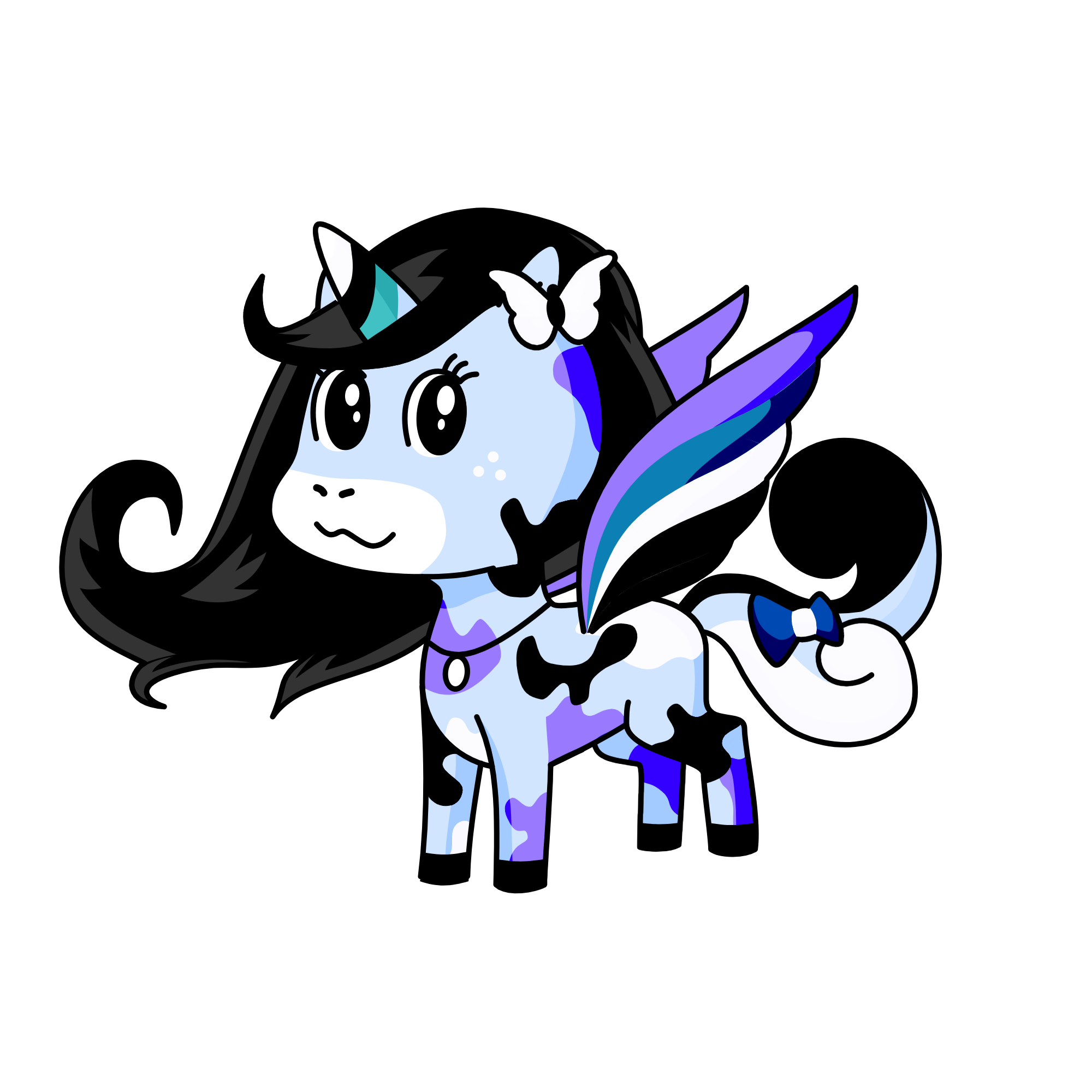 blueberr, the unicorn