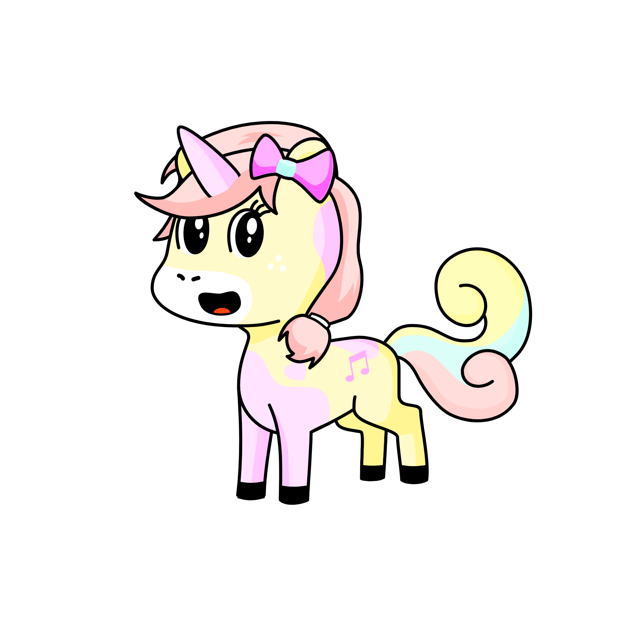 baby bimby cloud, the unicorn