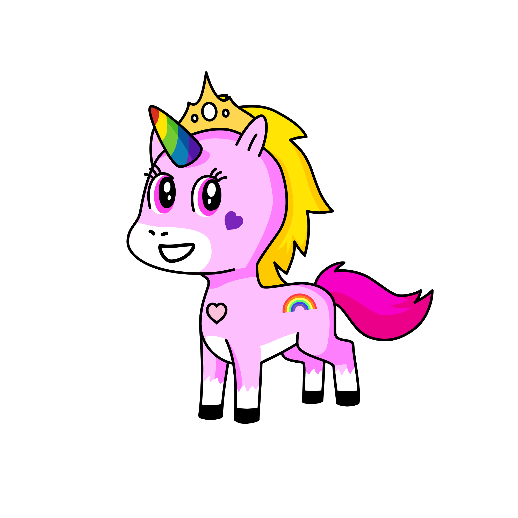 Malika's Unicorn, the unicorn