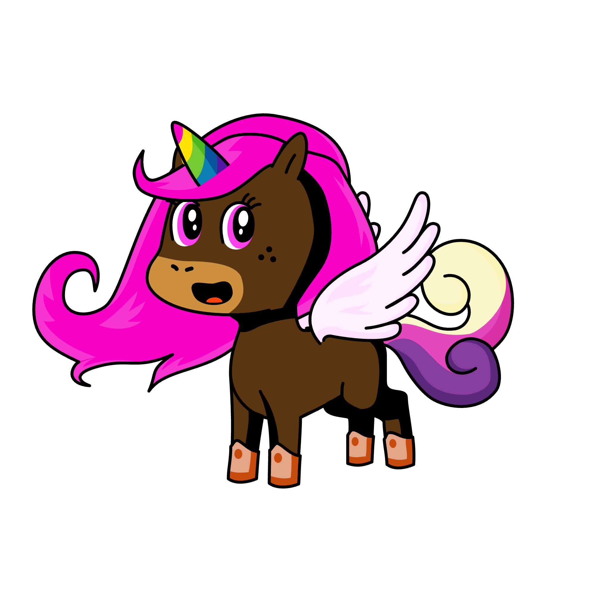 Chocolate, the unicorn