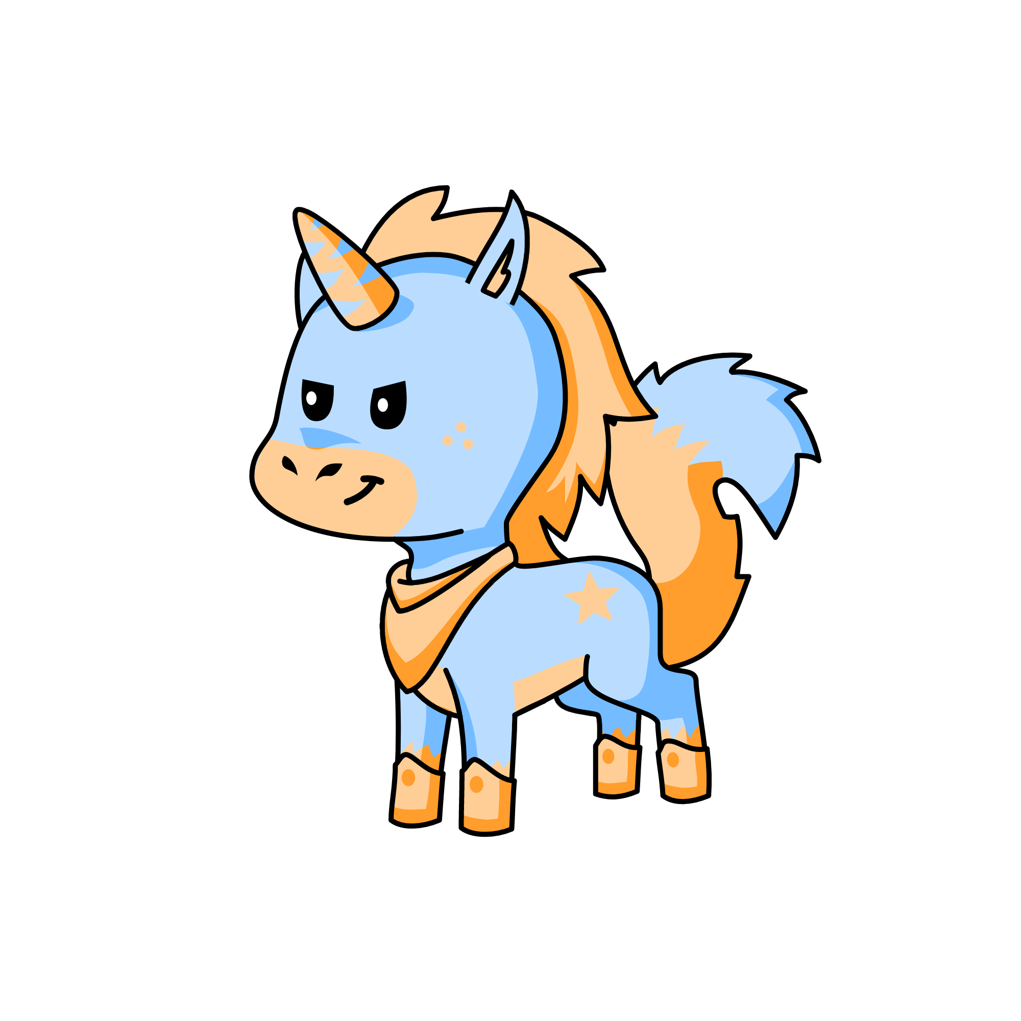 Cawboy, the unicorn