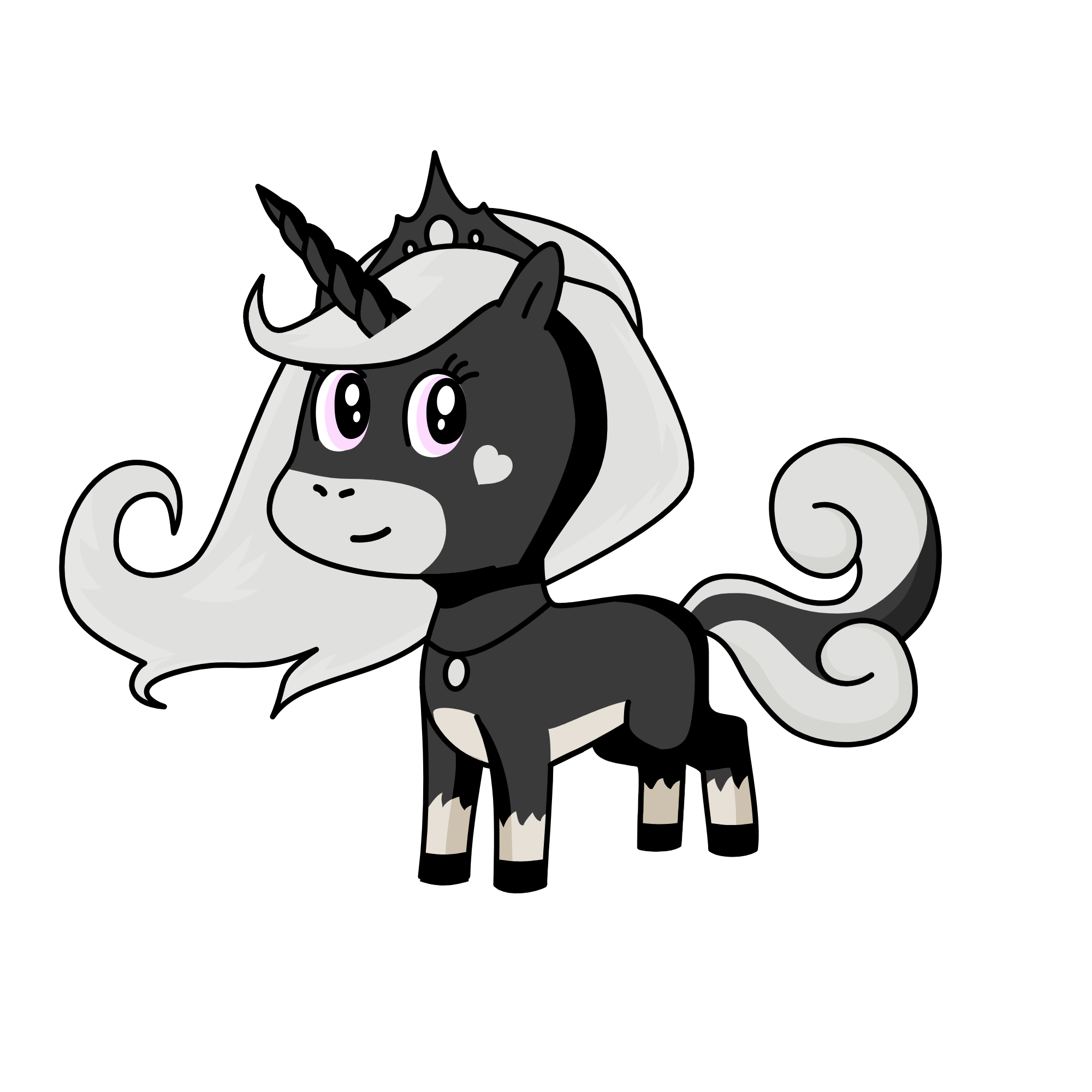 Midnight, the unicorn