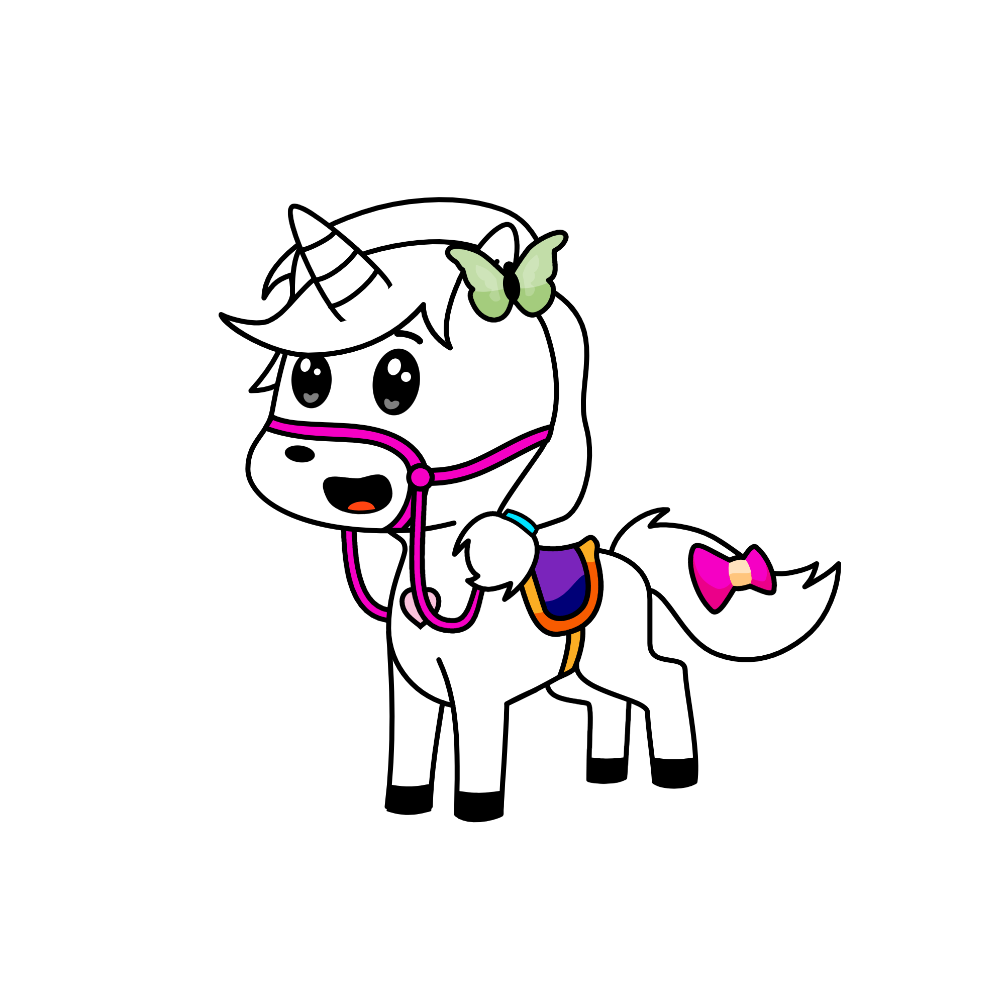 Snowy, the unicorn