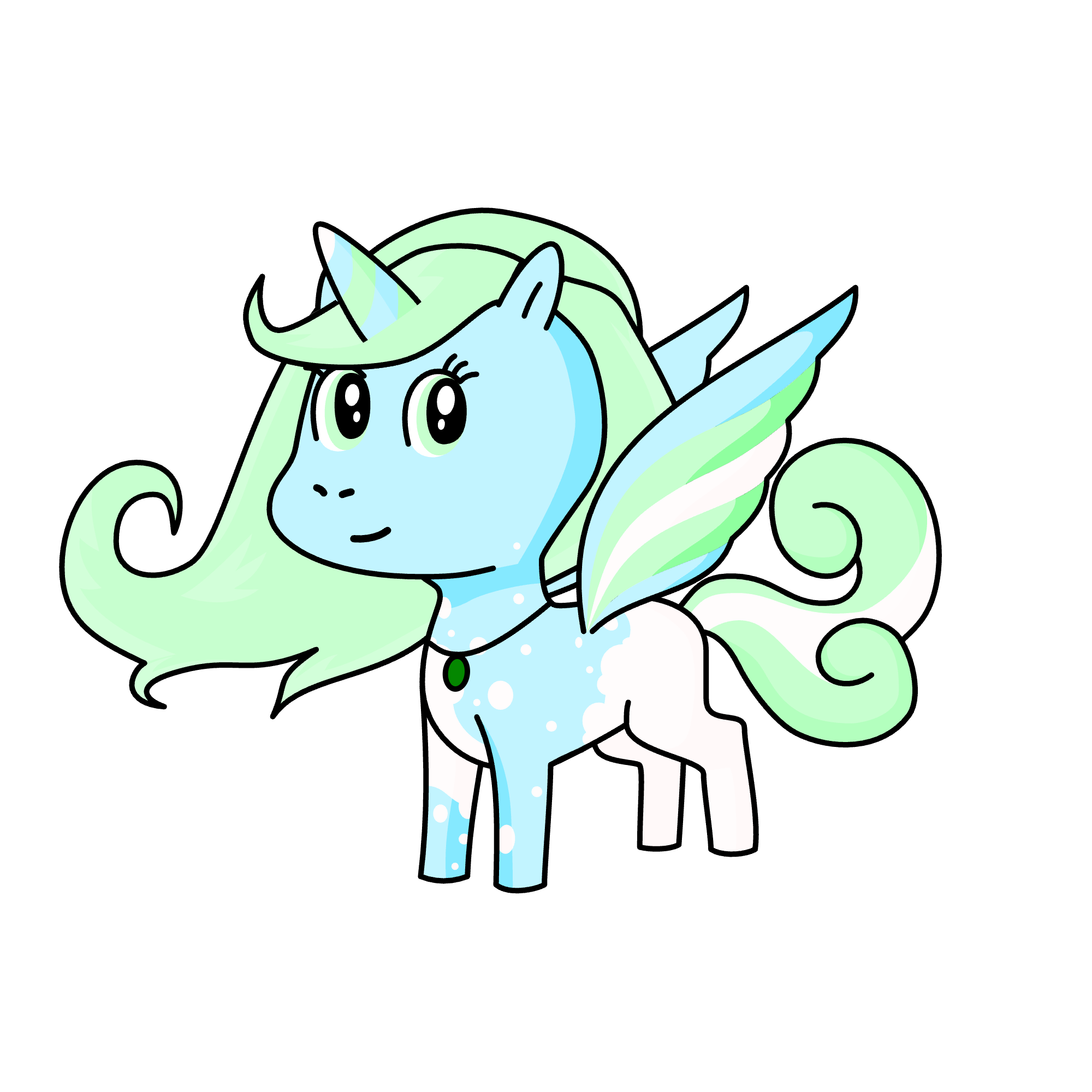 Winter dreams, the unicorn