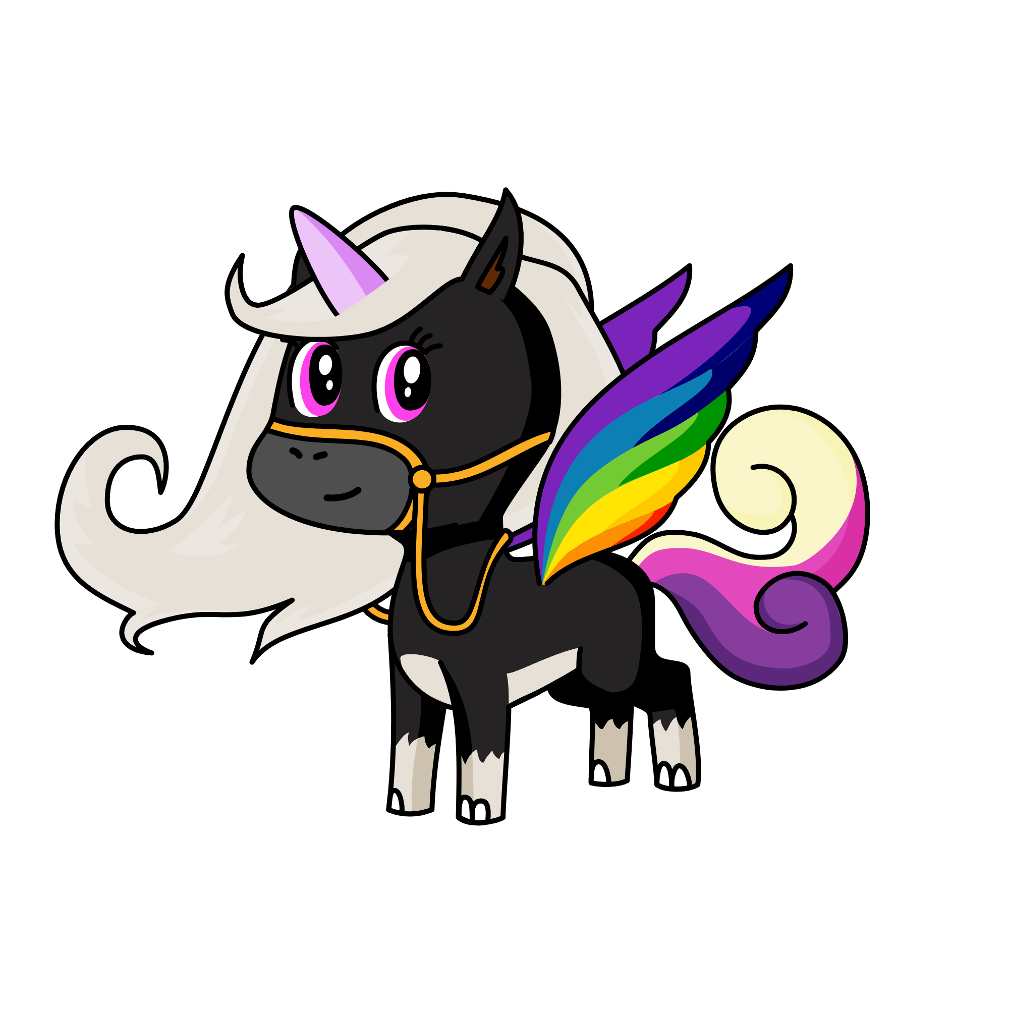 Rainbow Unicorn, the unicorn