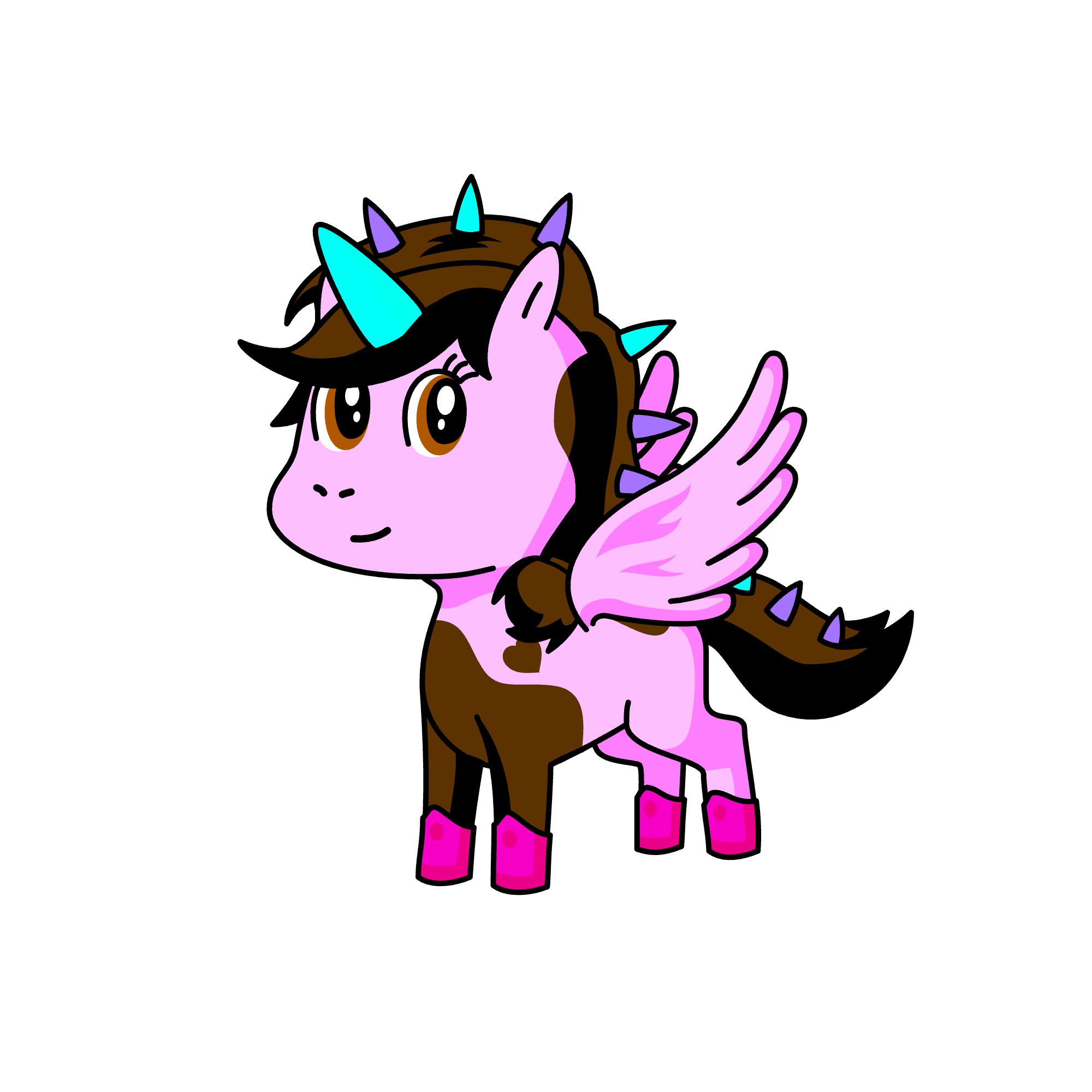 Custom TokiDoki Unicorno Dollightful, the unicorn