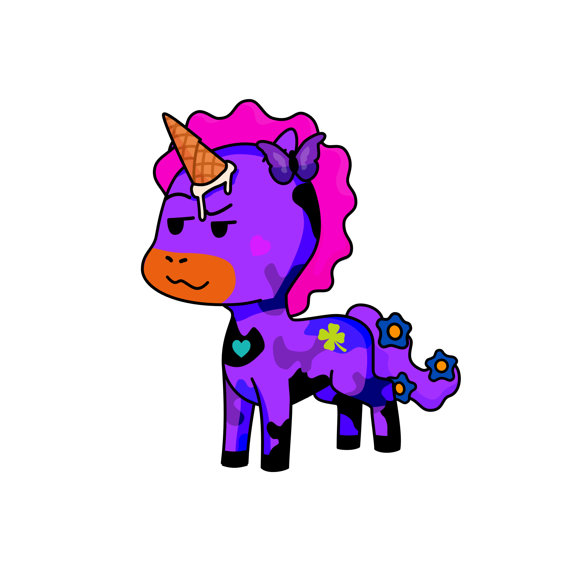 esdfgh, the unicorn