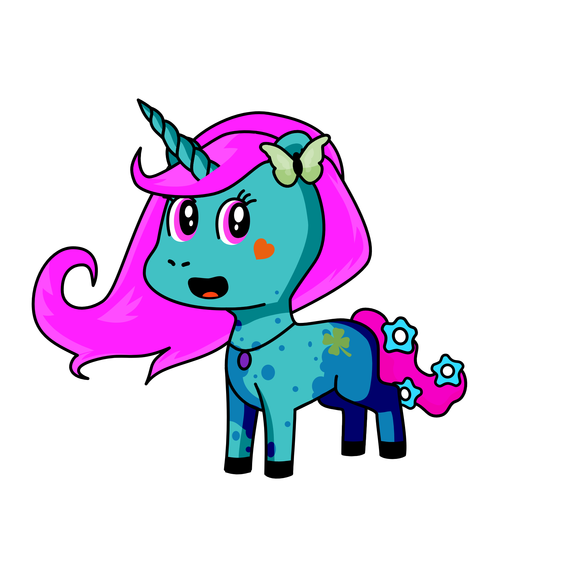 sparkletrot, the unicorn