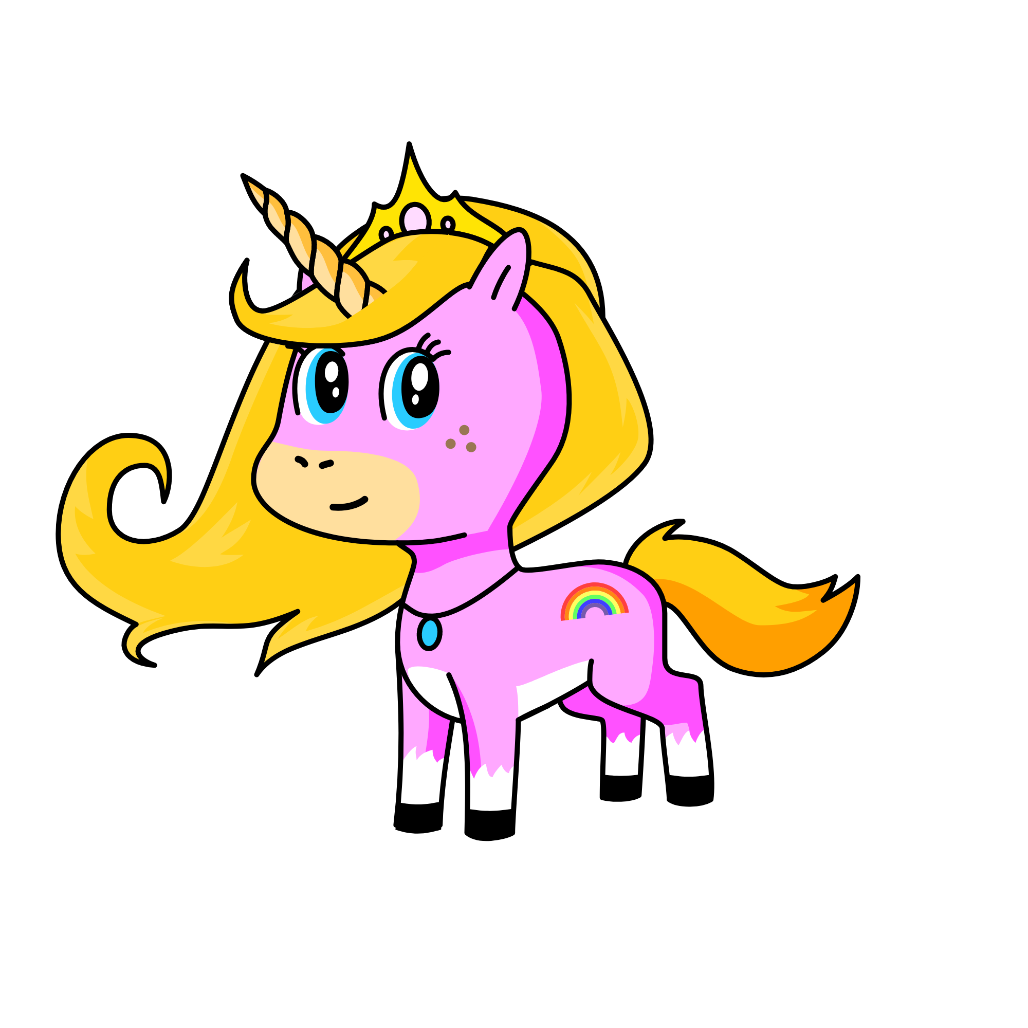 antonella f, the unicorn