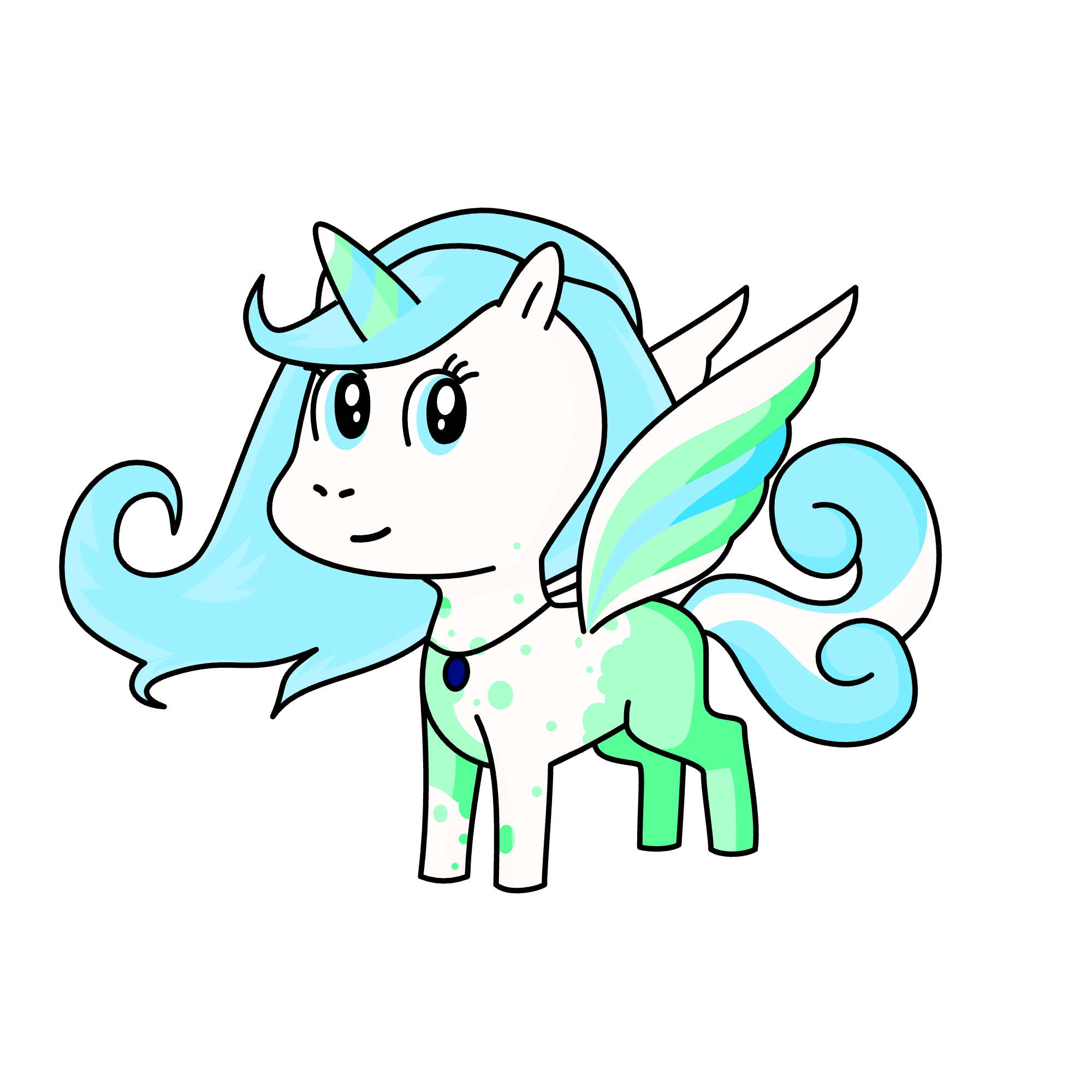 Winters spell, the unicorn
