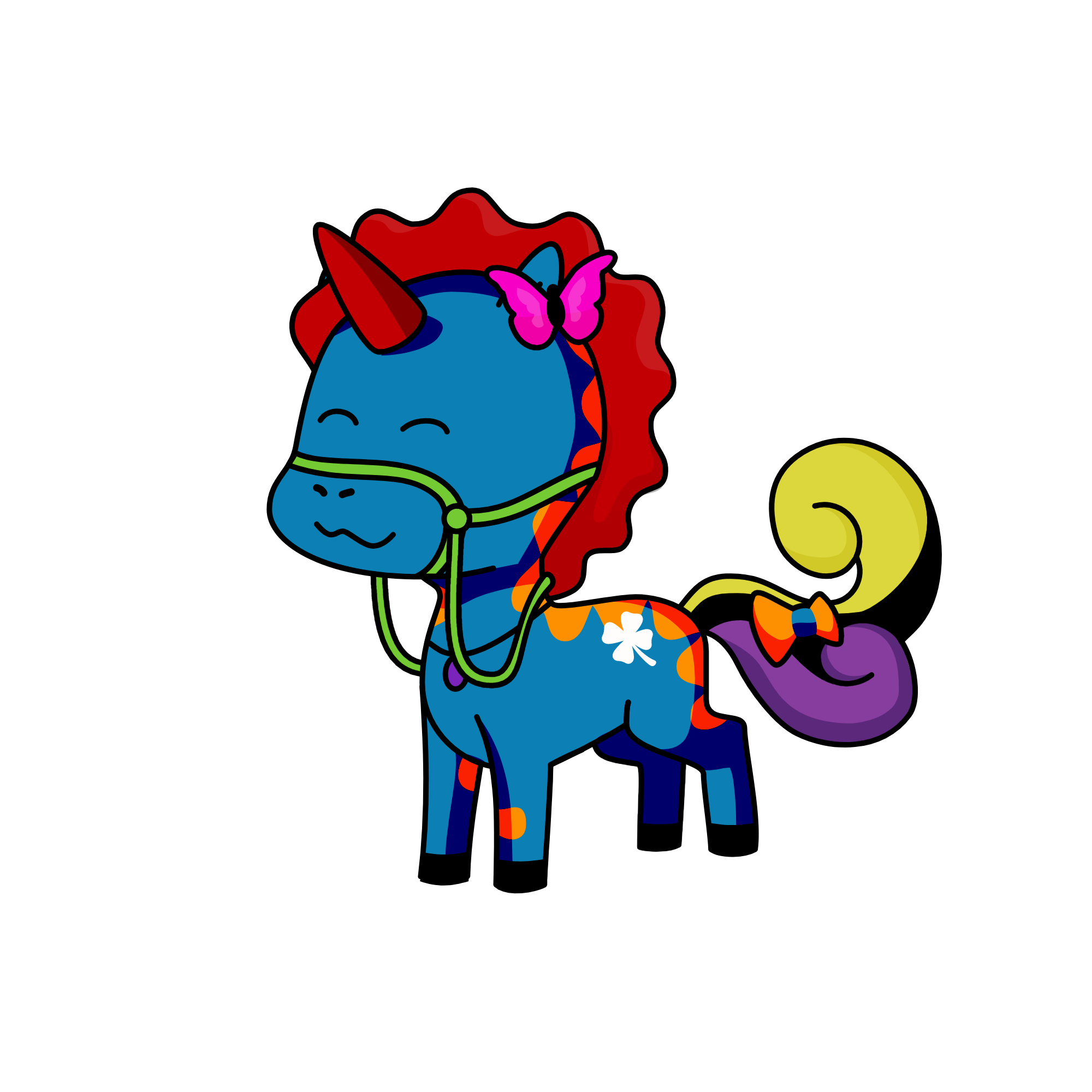 Field Marshal Jim von Butt, the unicorn