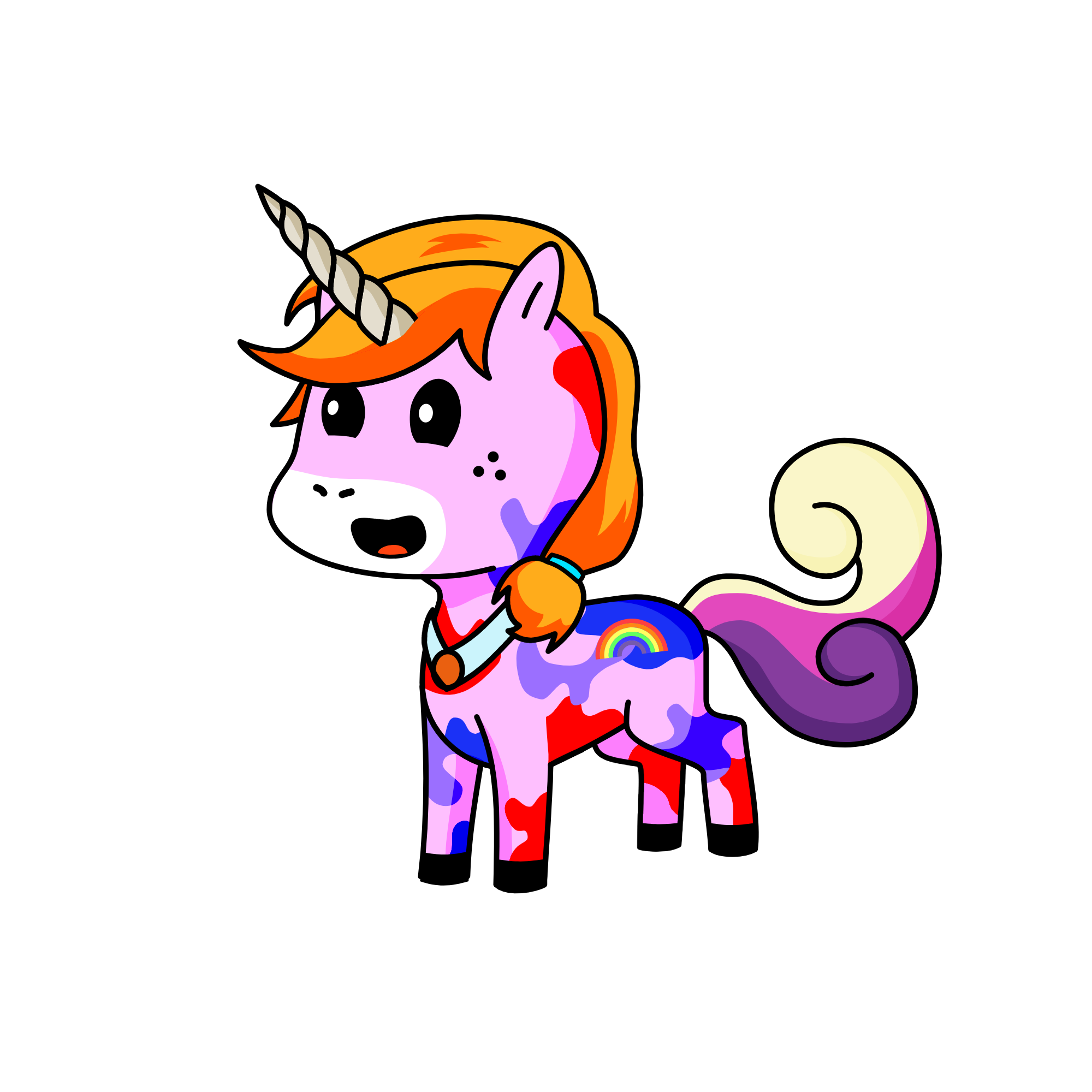 Dainbow Rash, the unicorn