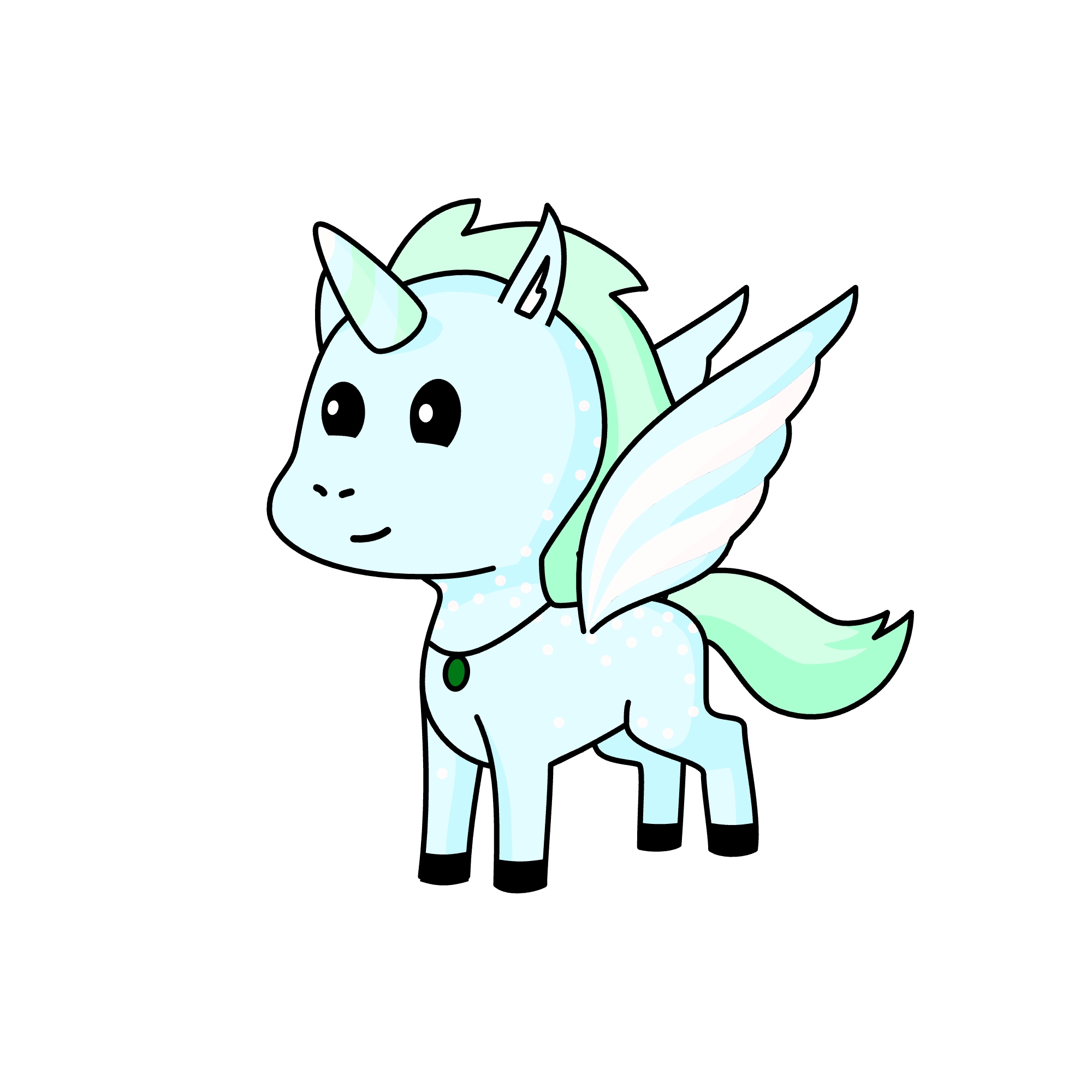 Winter light, the unicorn