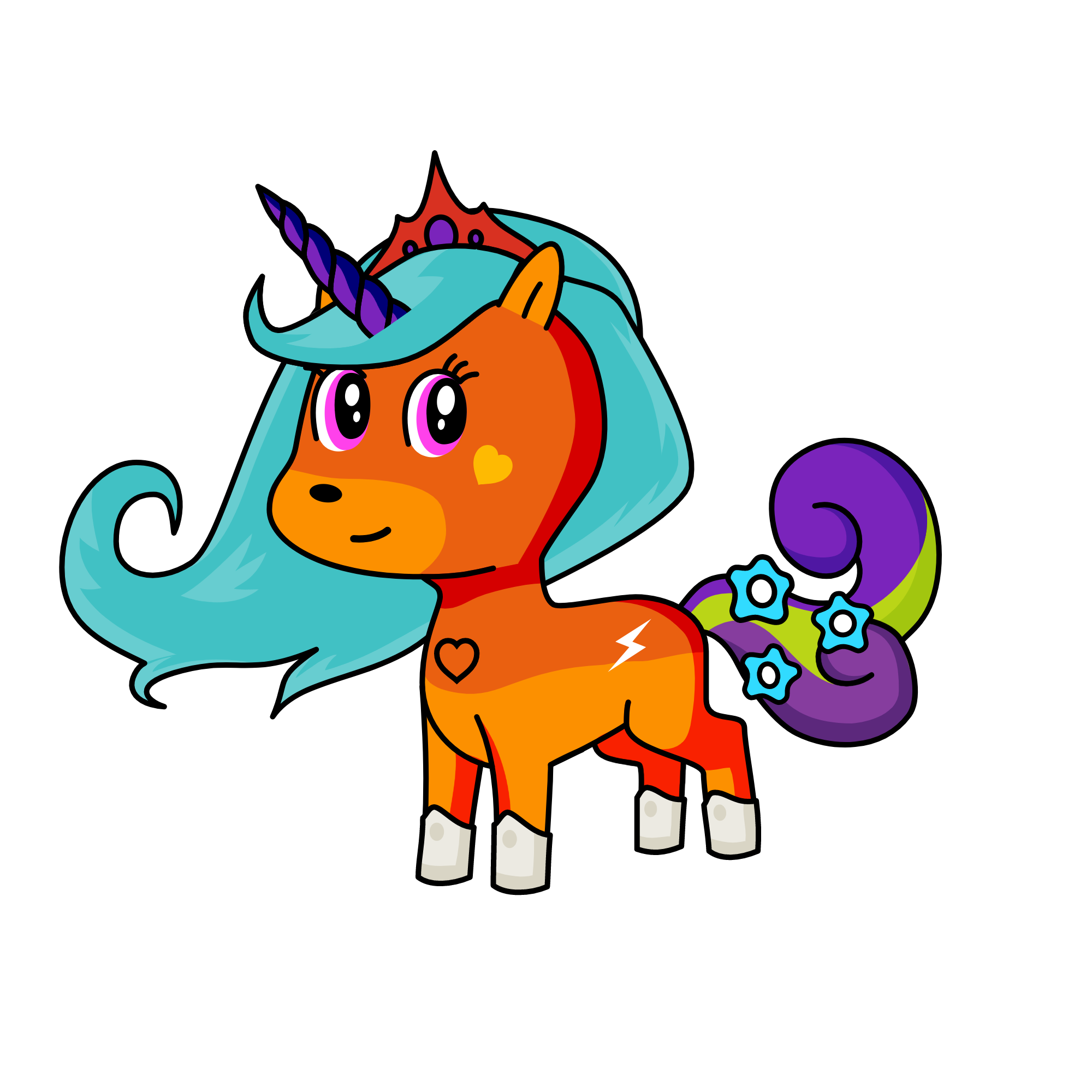 Sandie, the unicorn