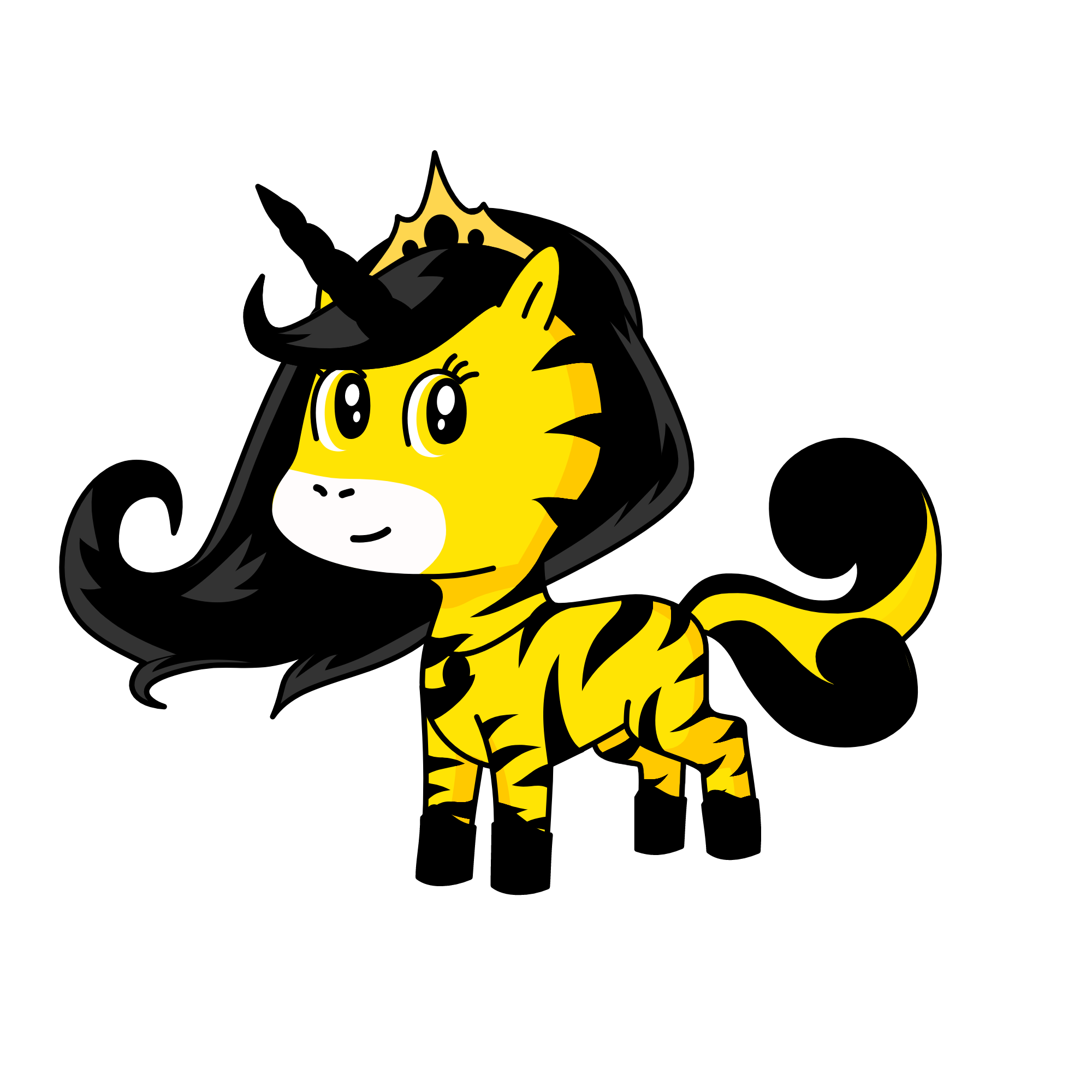 tiger, the unicorn