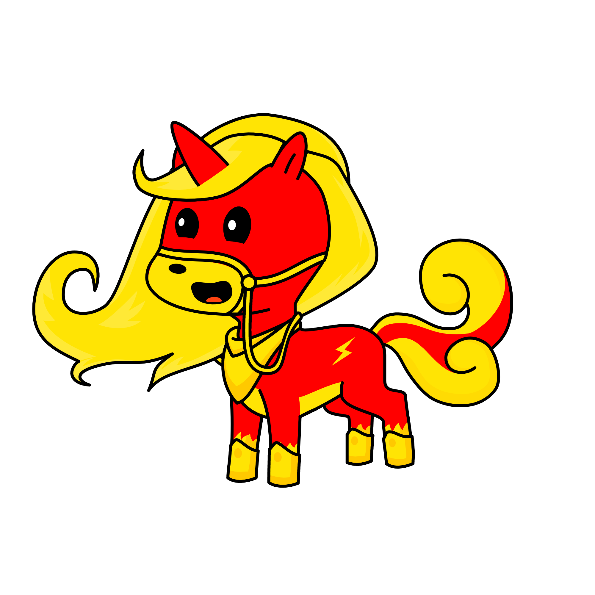 The spider on the ceiling, the unicorn