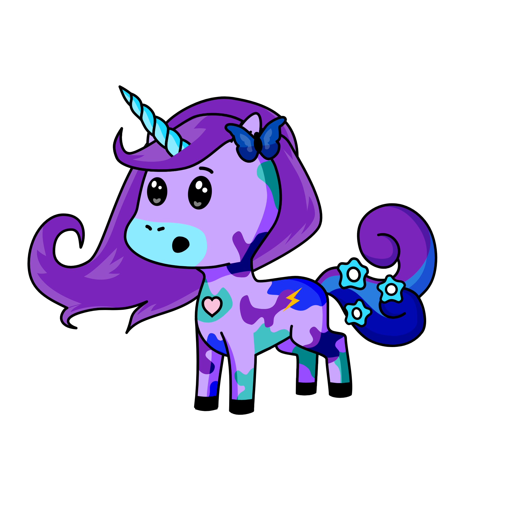 uni blink, the unicorn