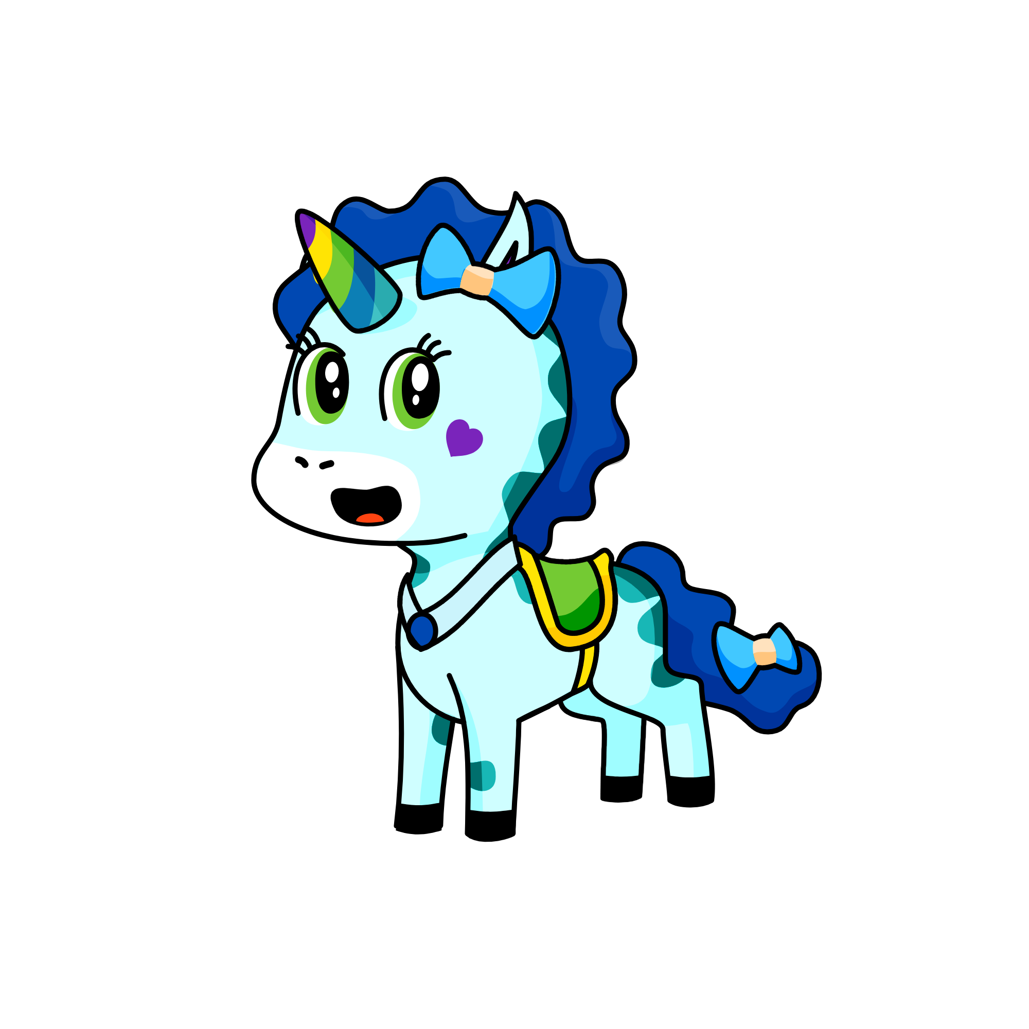 Honey, the unicorn