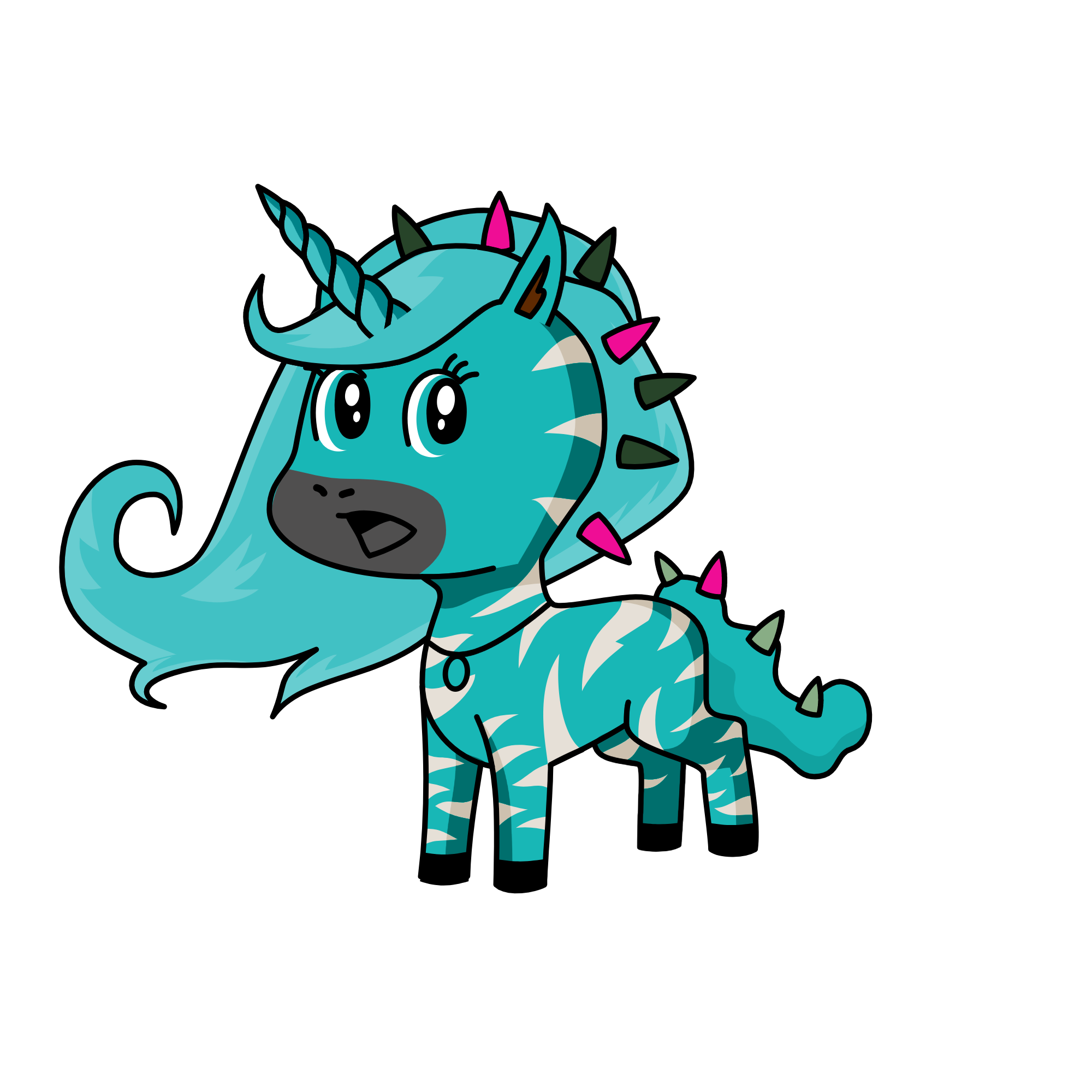 snowy, the unicorn