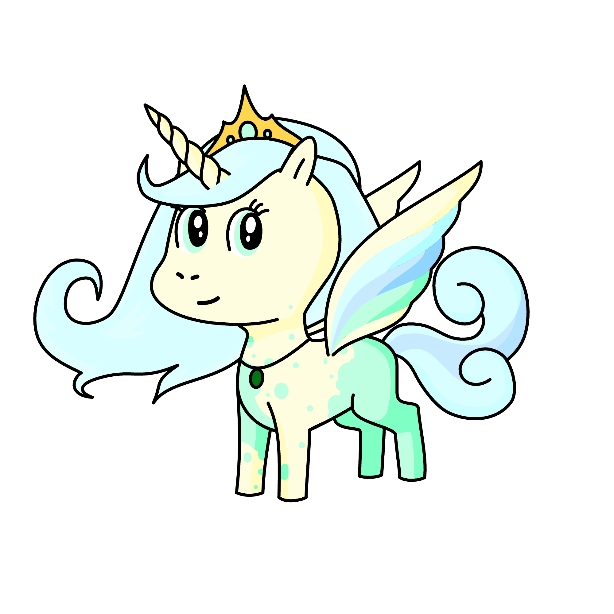 Snowfire, the unicorn