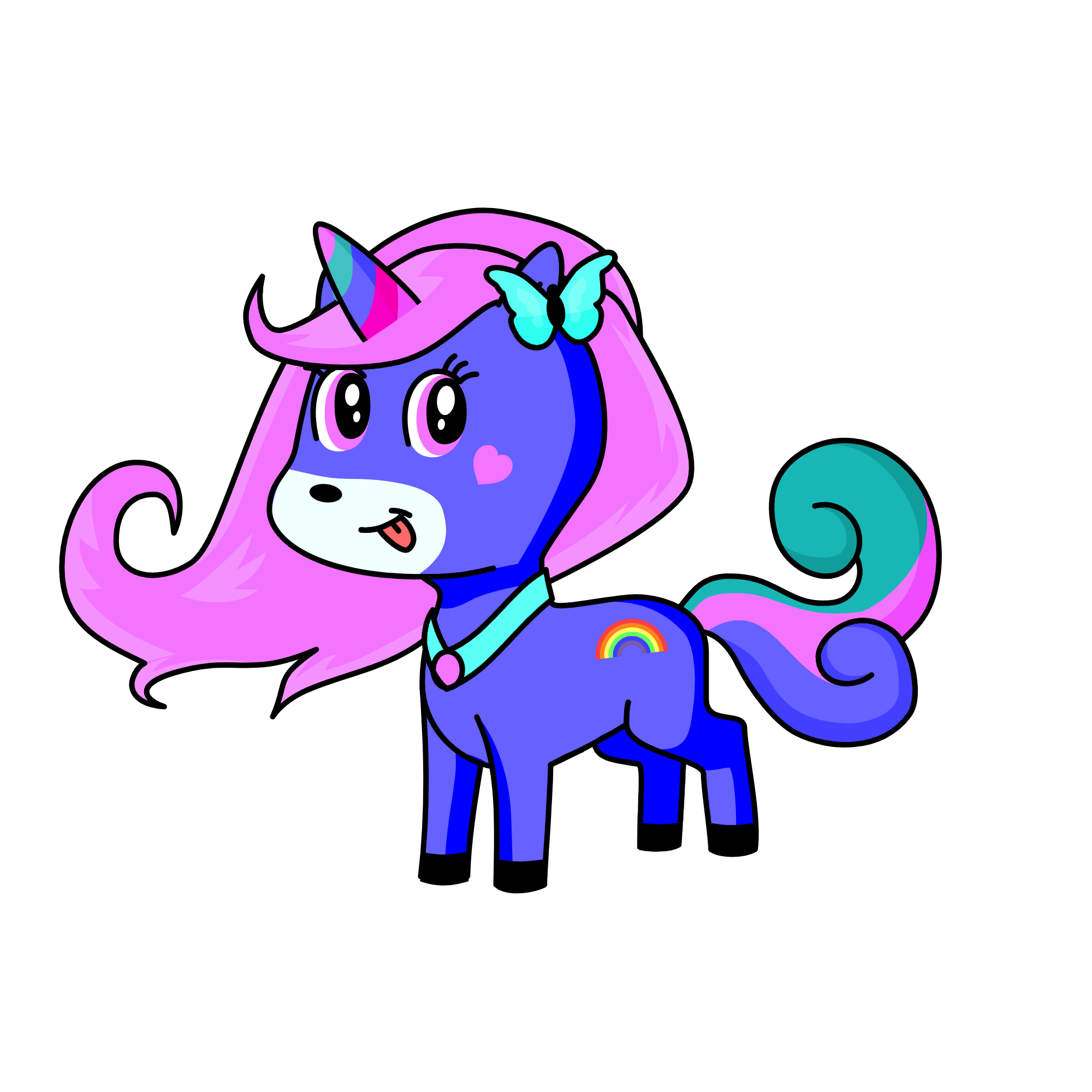 Morsen, the unicorn