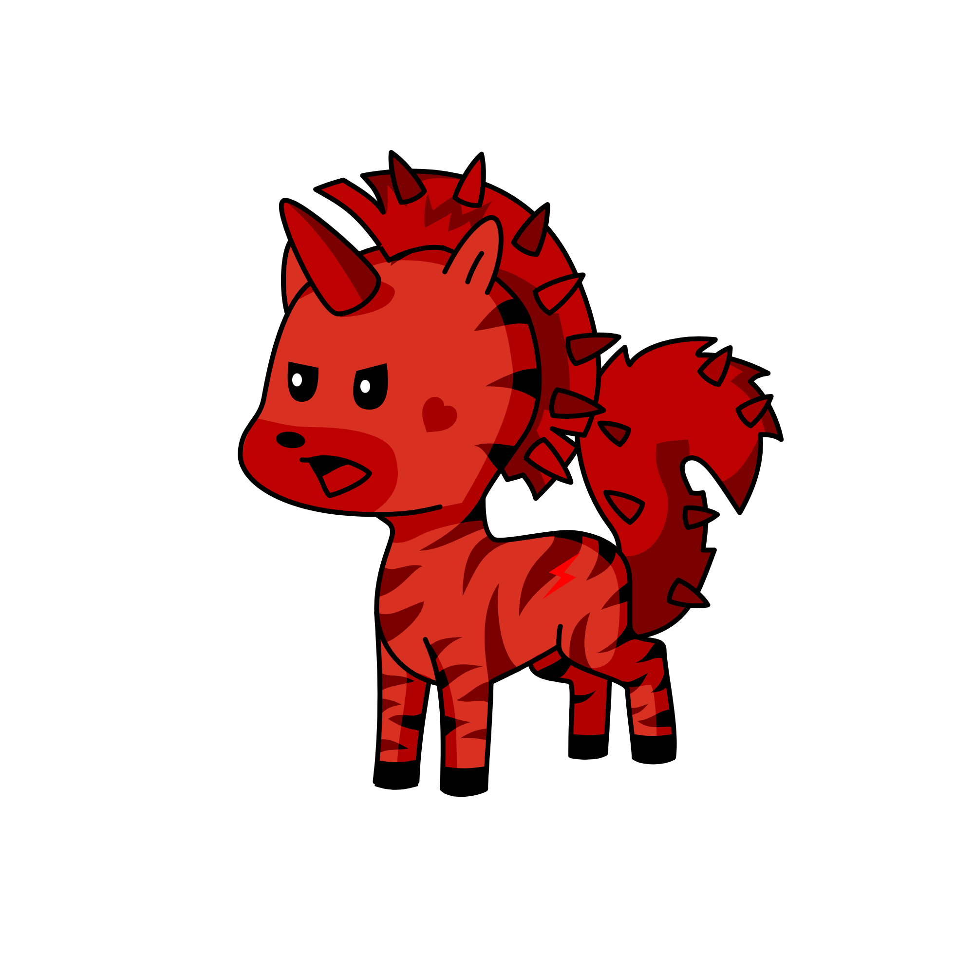 Red, the unicorn