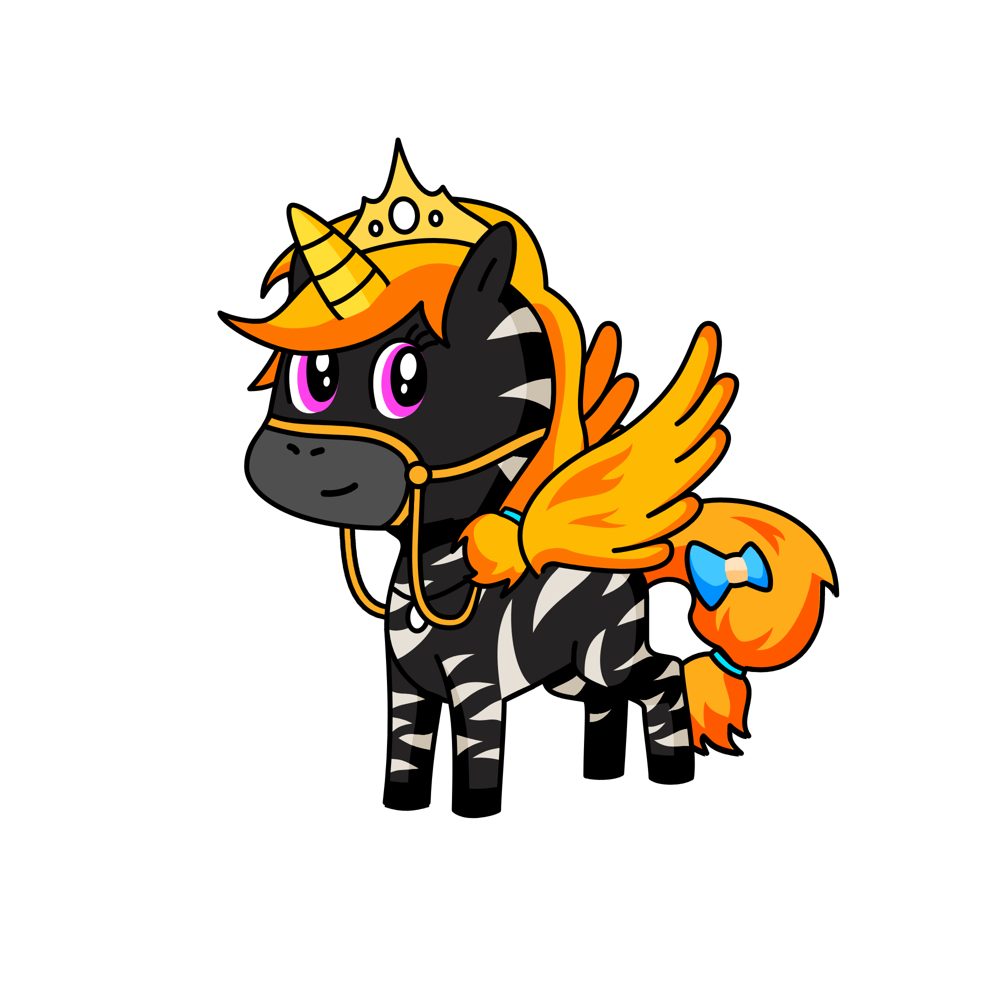 Orange Unicorn, the unicorn