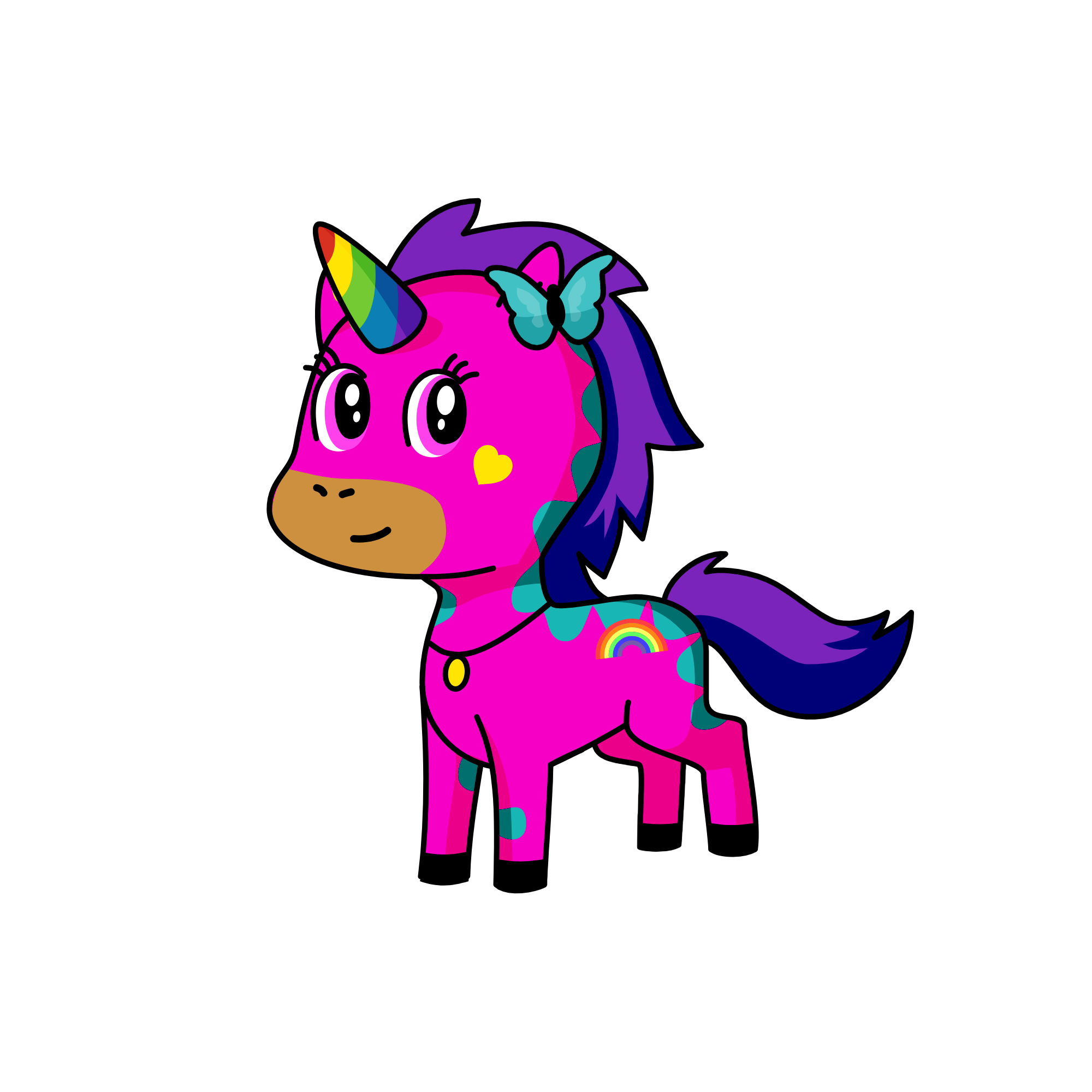 Rose, the unicorn