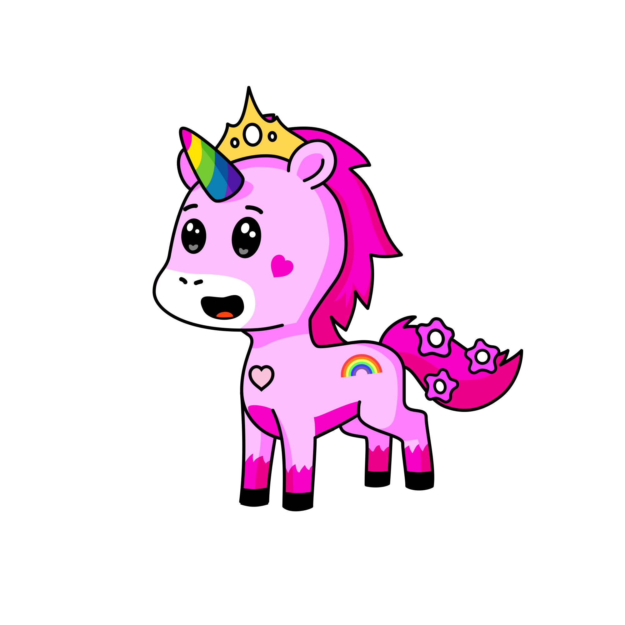 Periwinkle, the unicorn