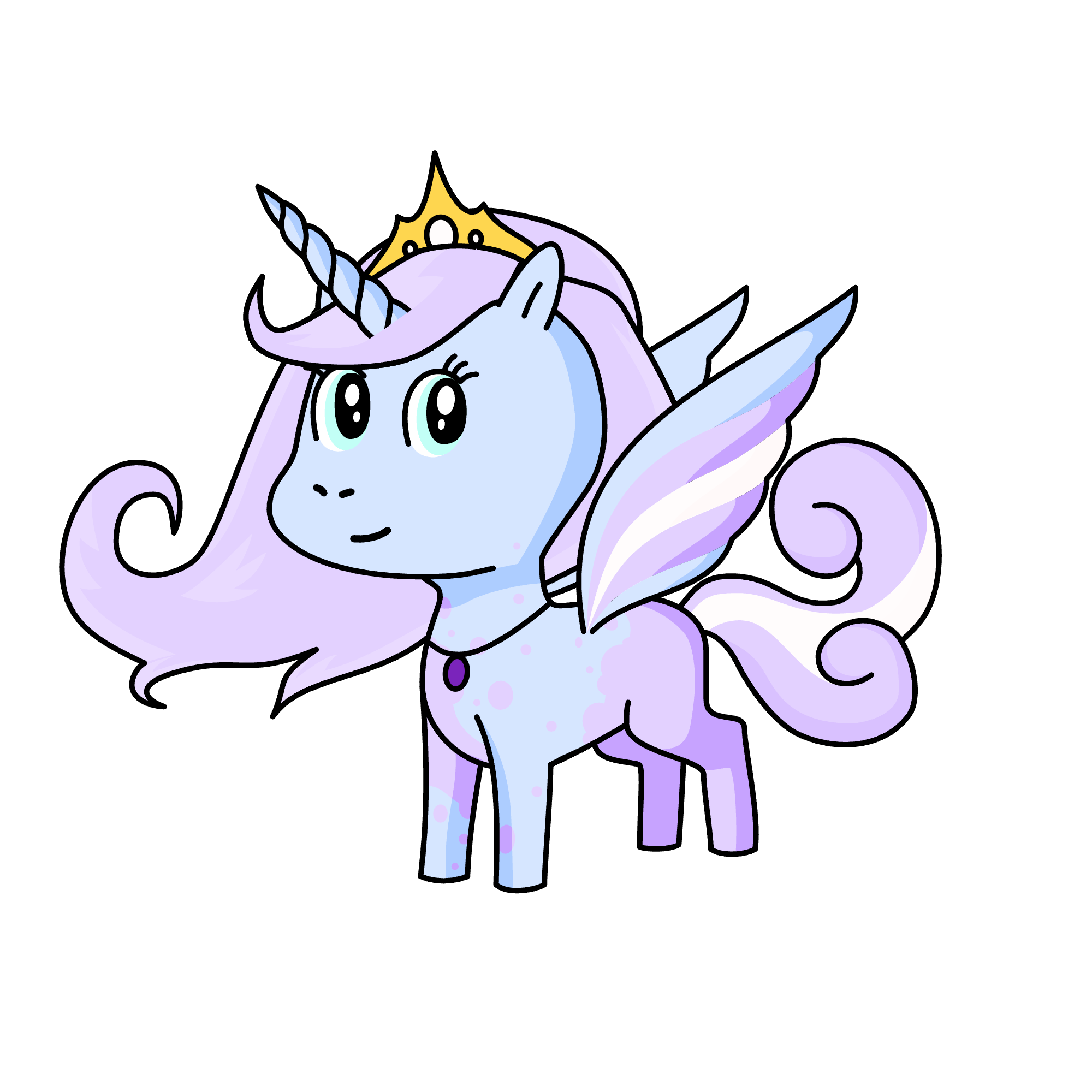 Glacia, the unicorn