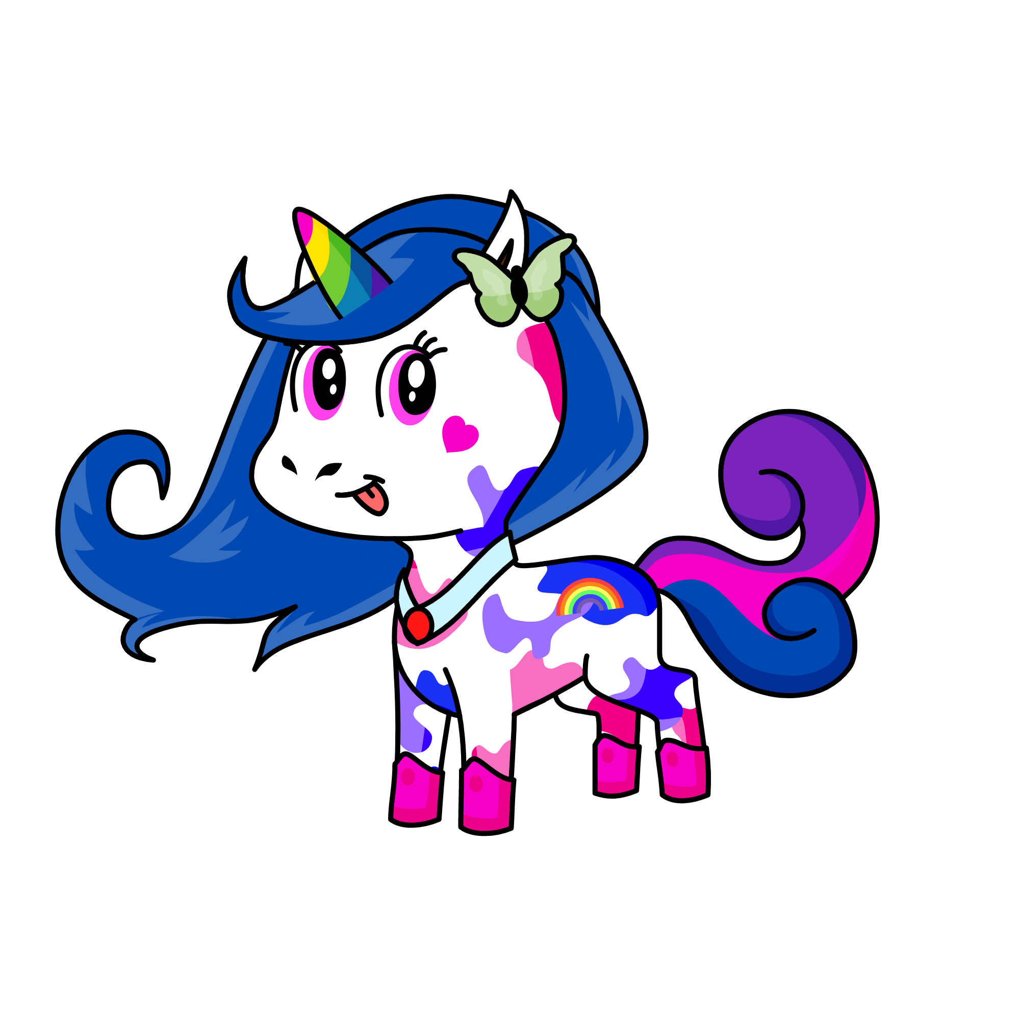 M, the unicorn