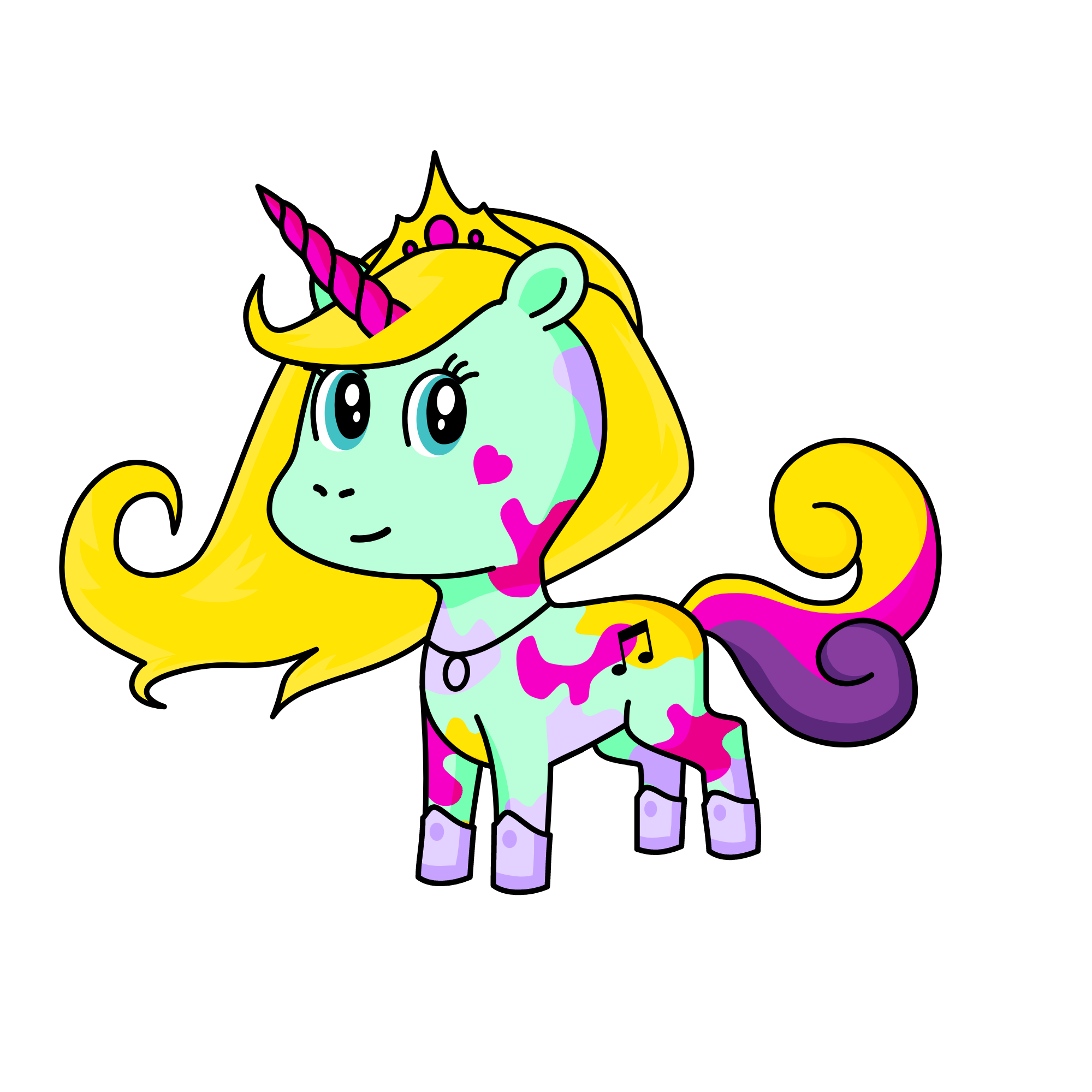 Tiffany, the unicorn
