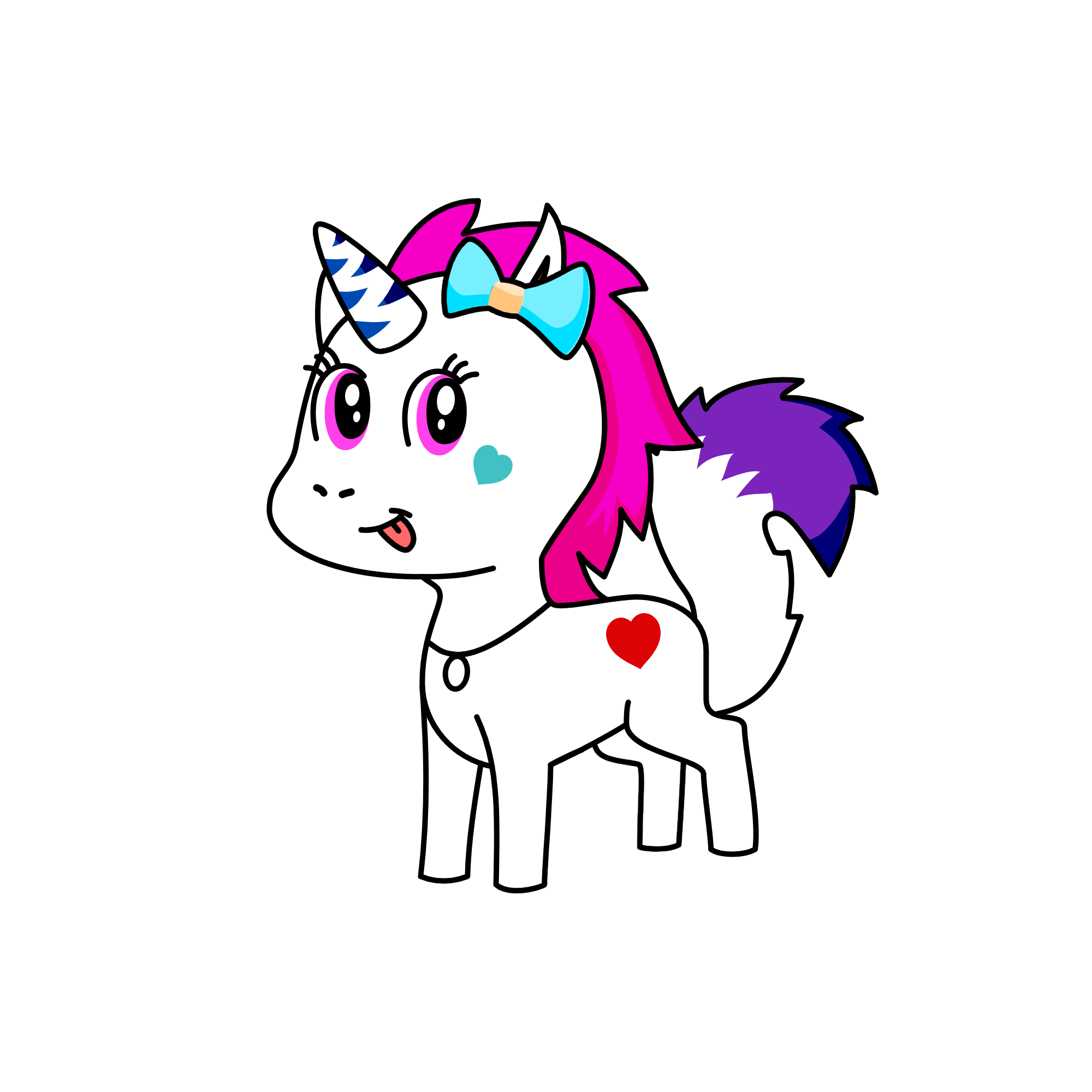 SNOWY, the unicorn