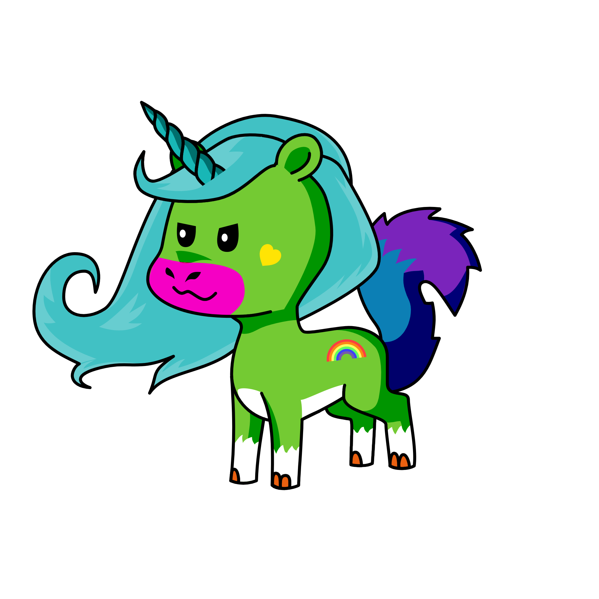 The q Say q.q.q.q.Q, the unicorn