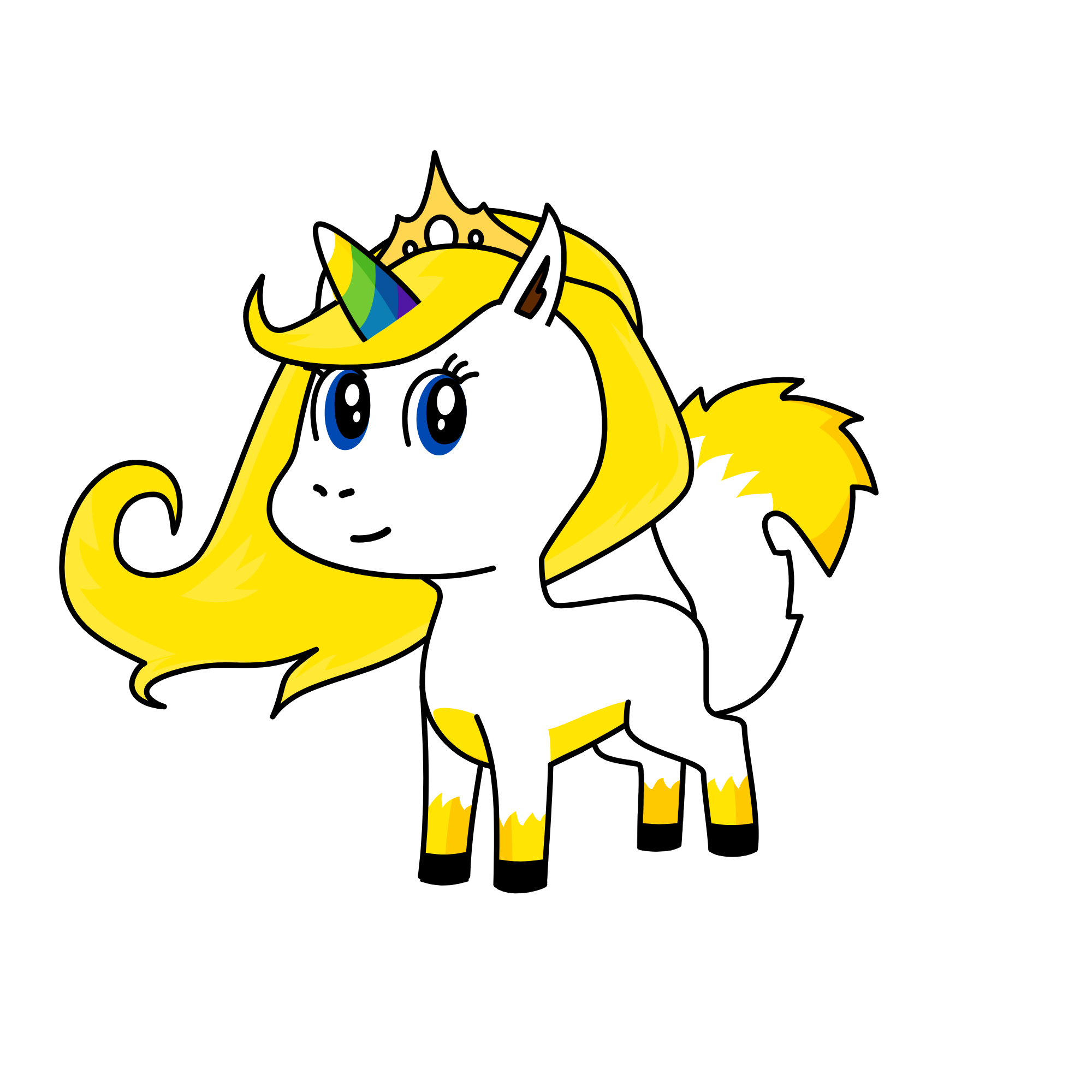 Apple Danty eyes, the unicorn
