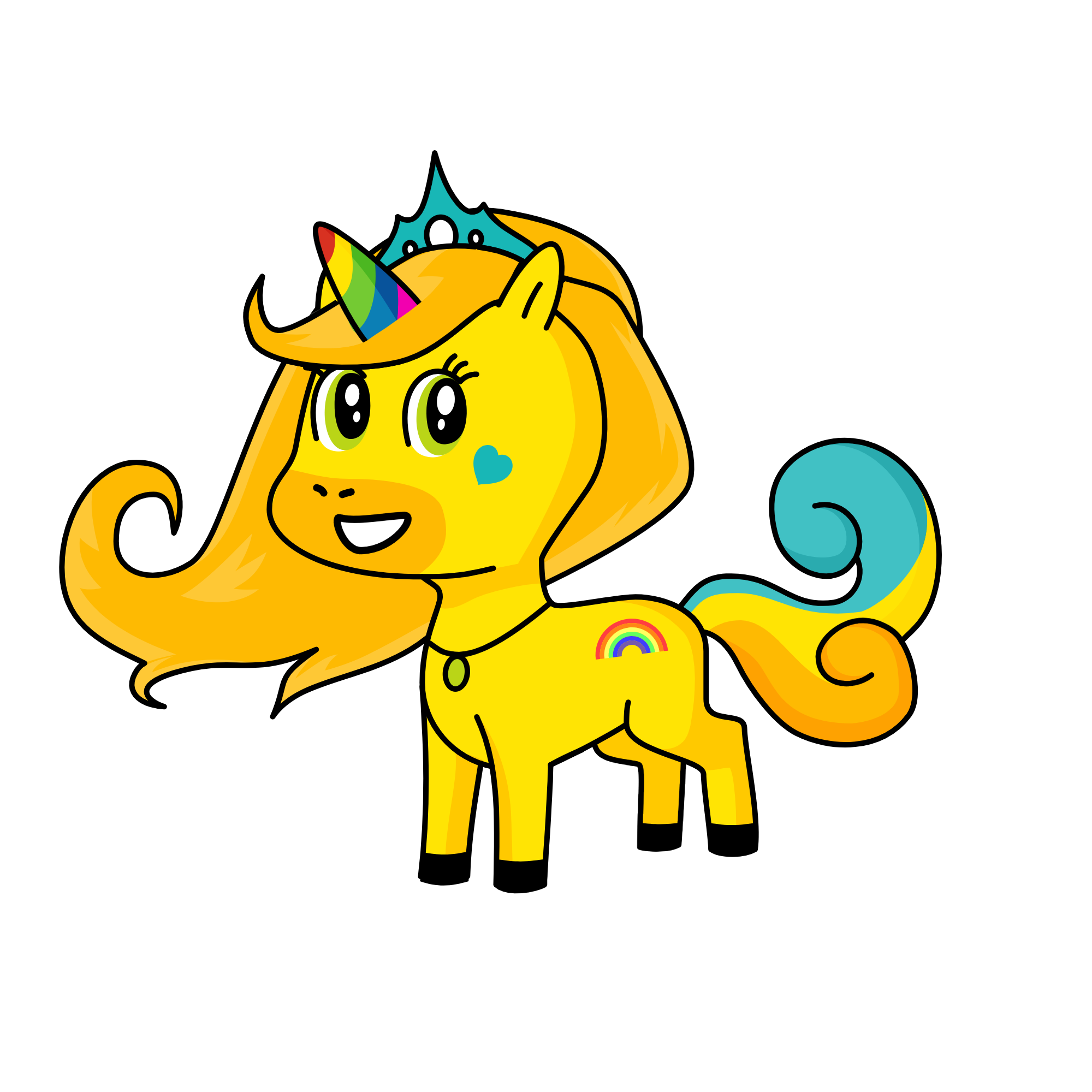 Blue berry, the unicorn