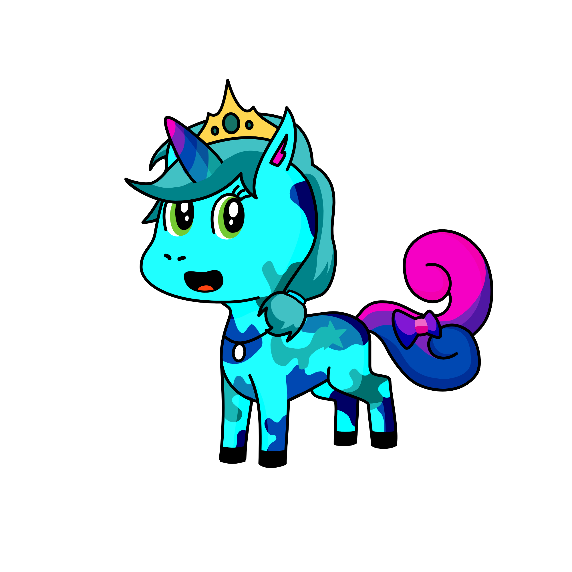 グルー, the unicorn