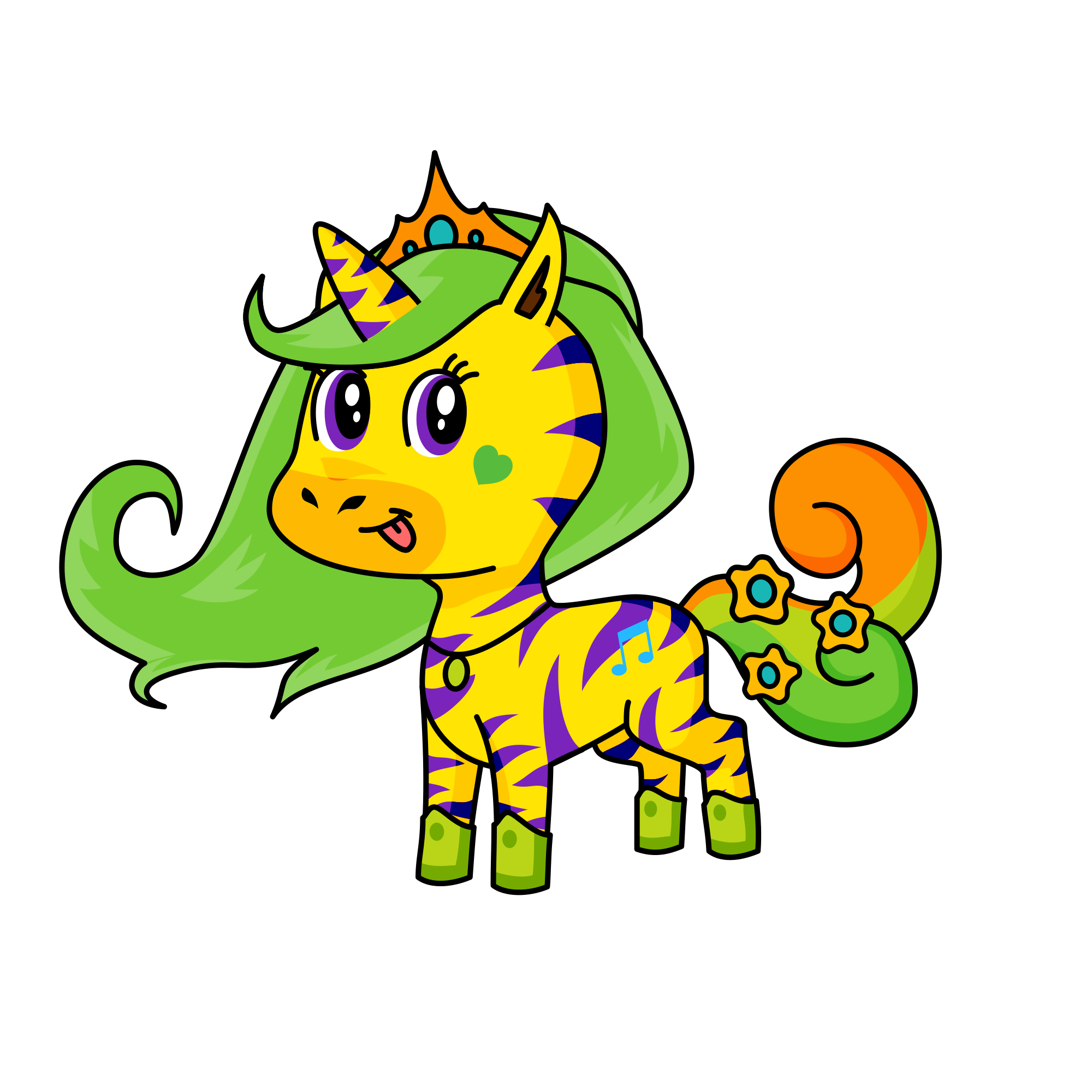 Blargabathy, the unicorn