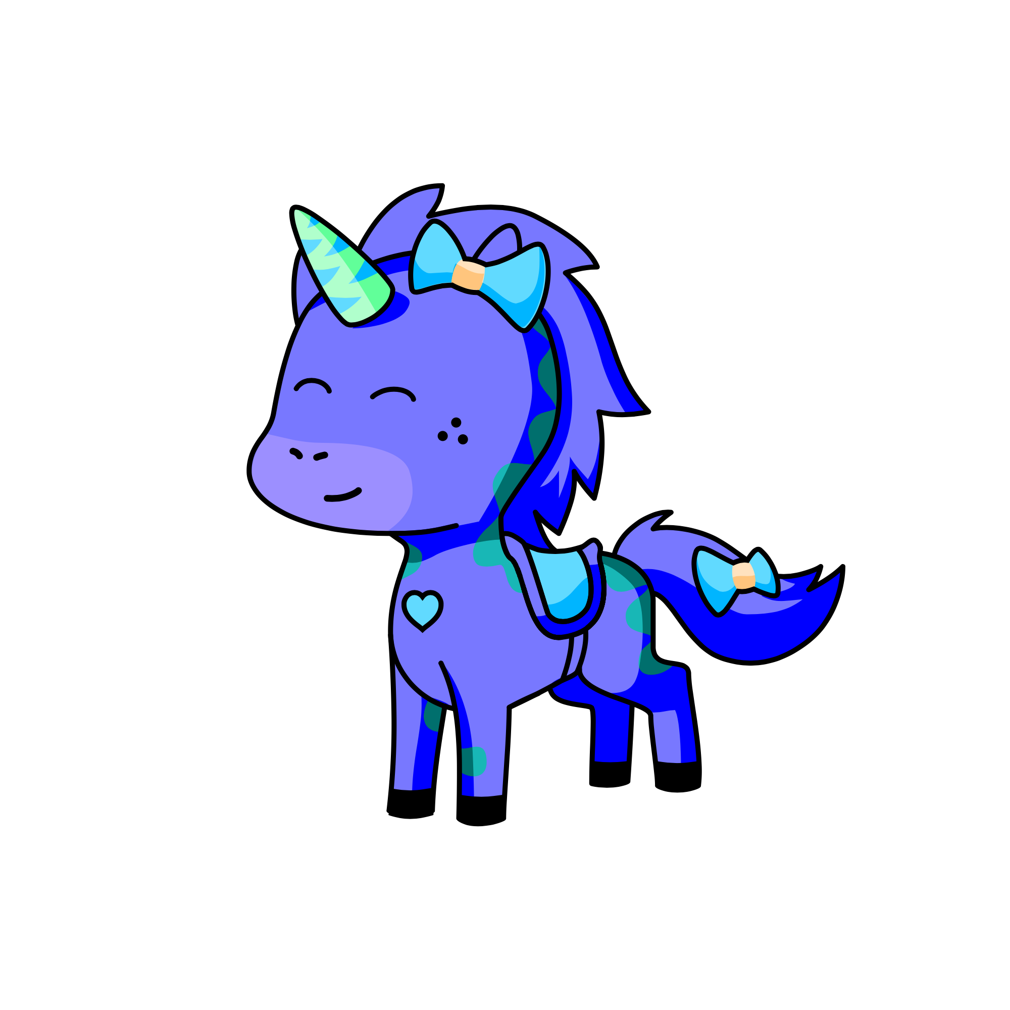 snowy, the unicorn
