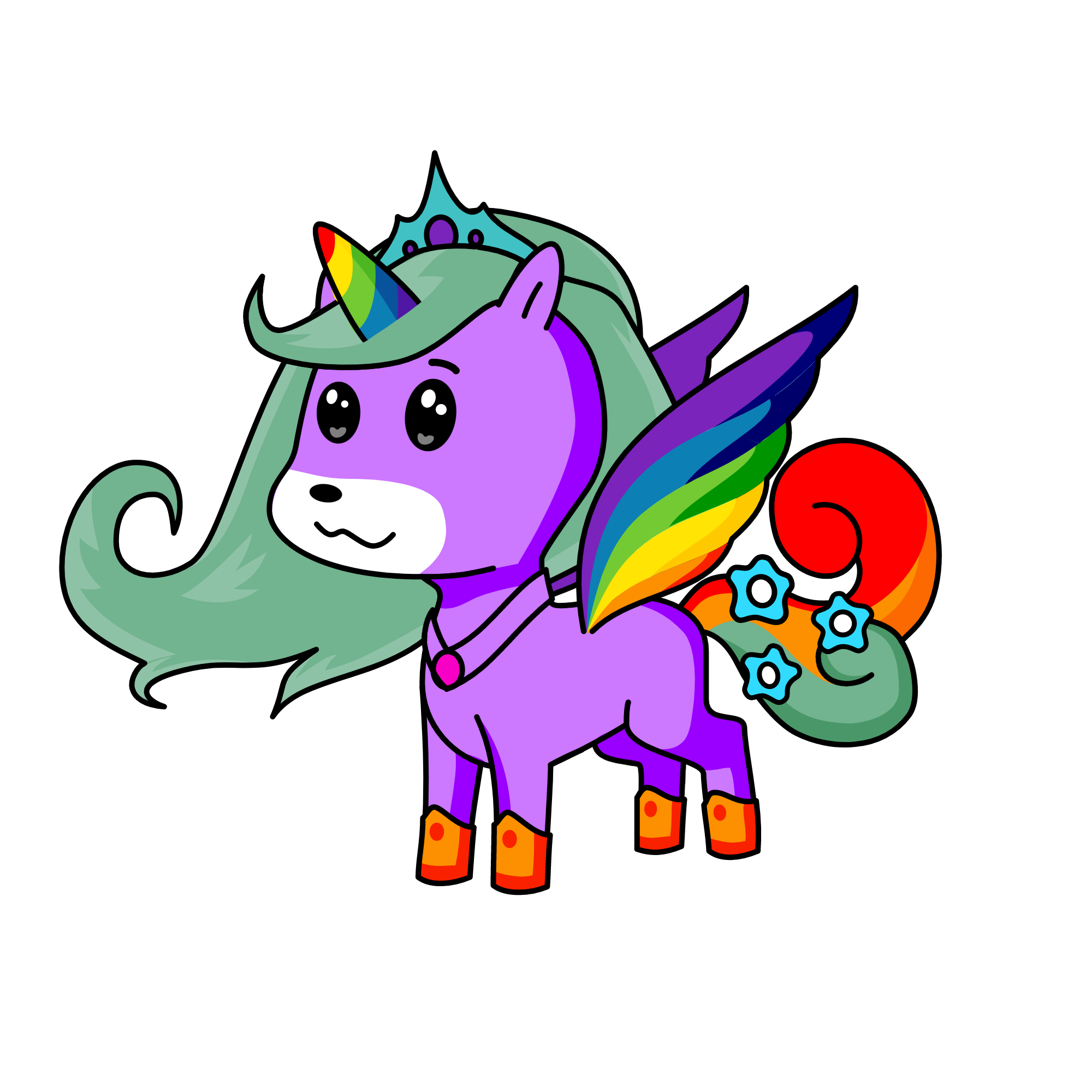 princess ruby, the unicorn