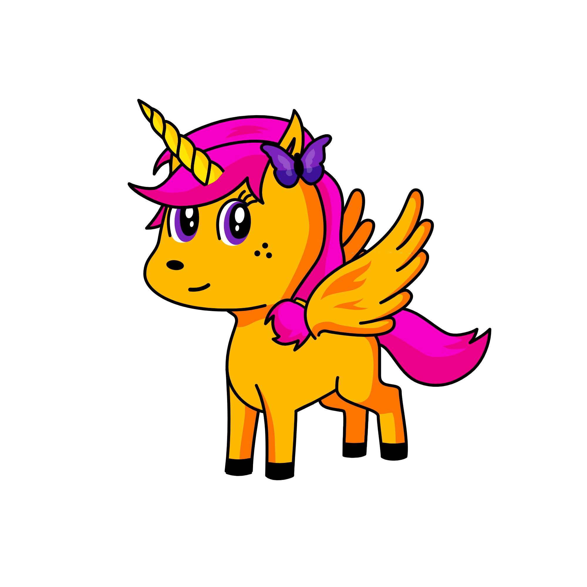 Sunny, the unicorn