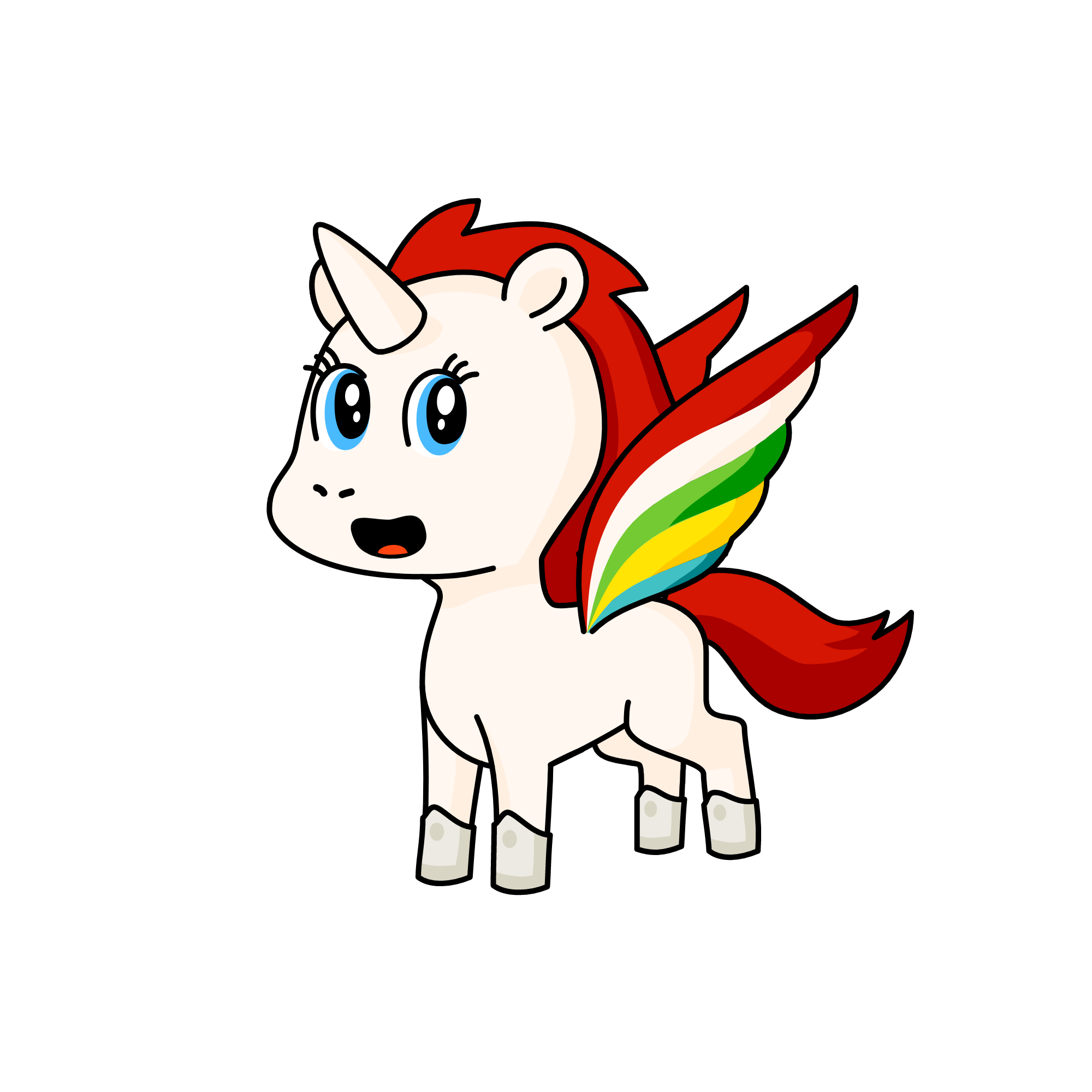 Zipp, the unicorn