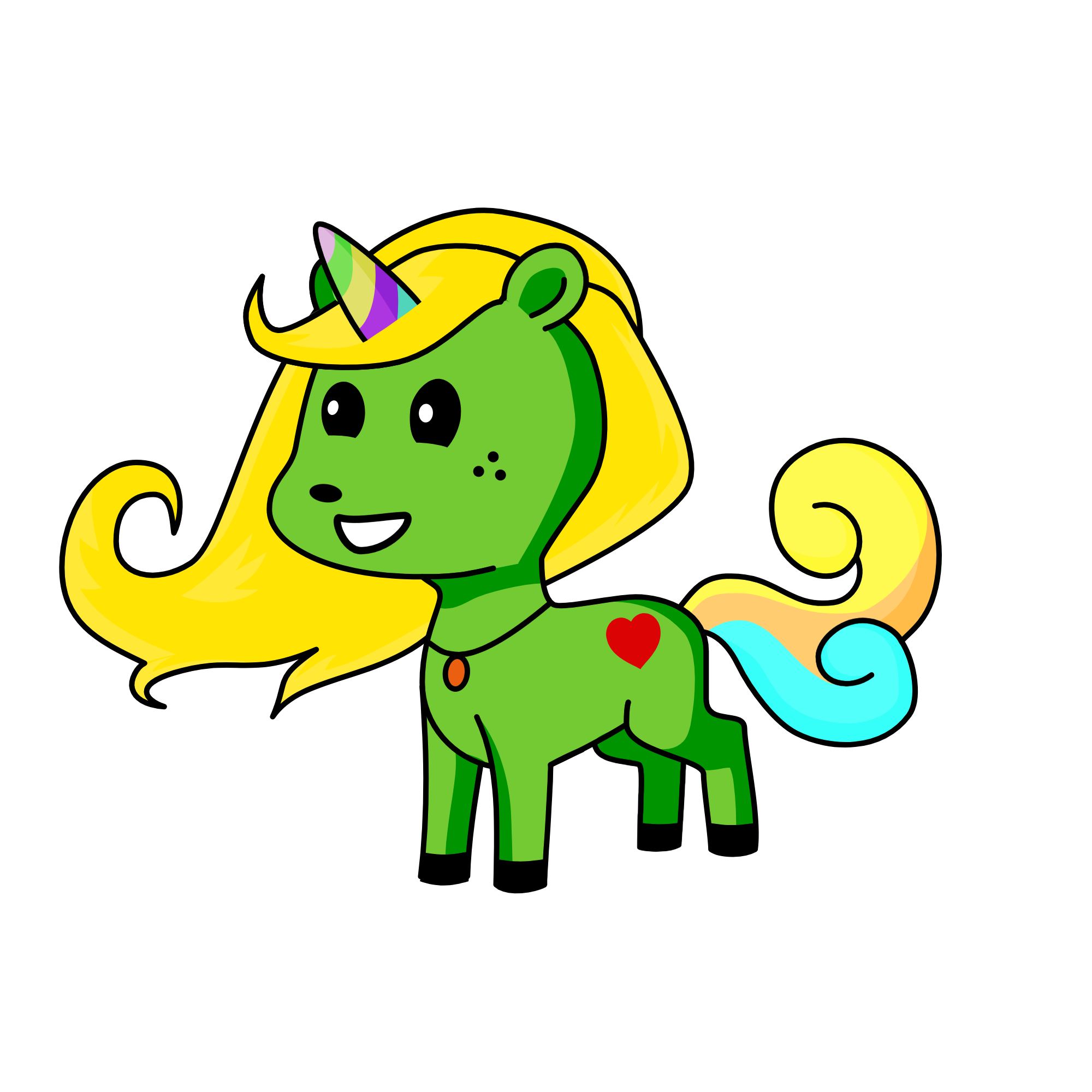 Lucia, the unicorn