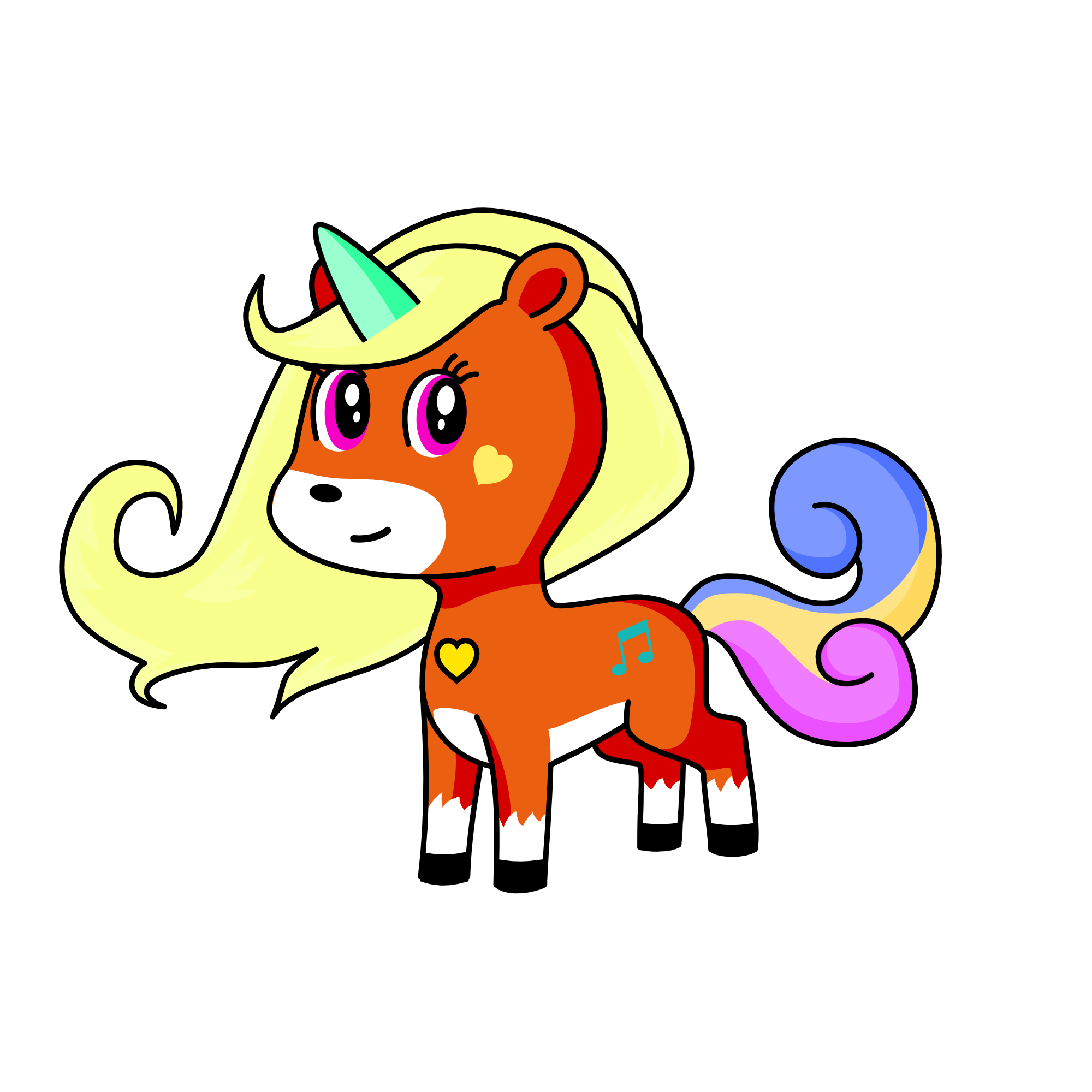 Nuria, the unicorn