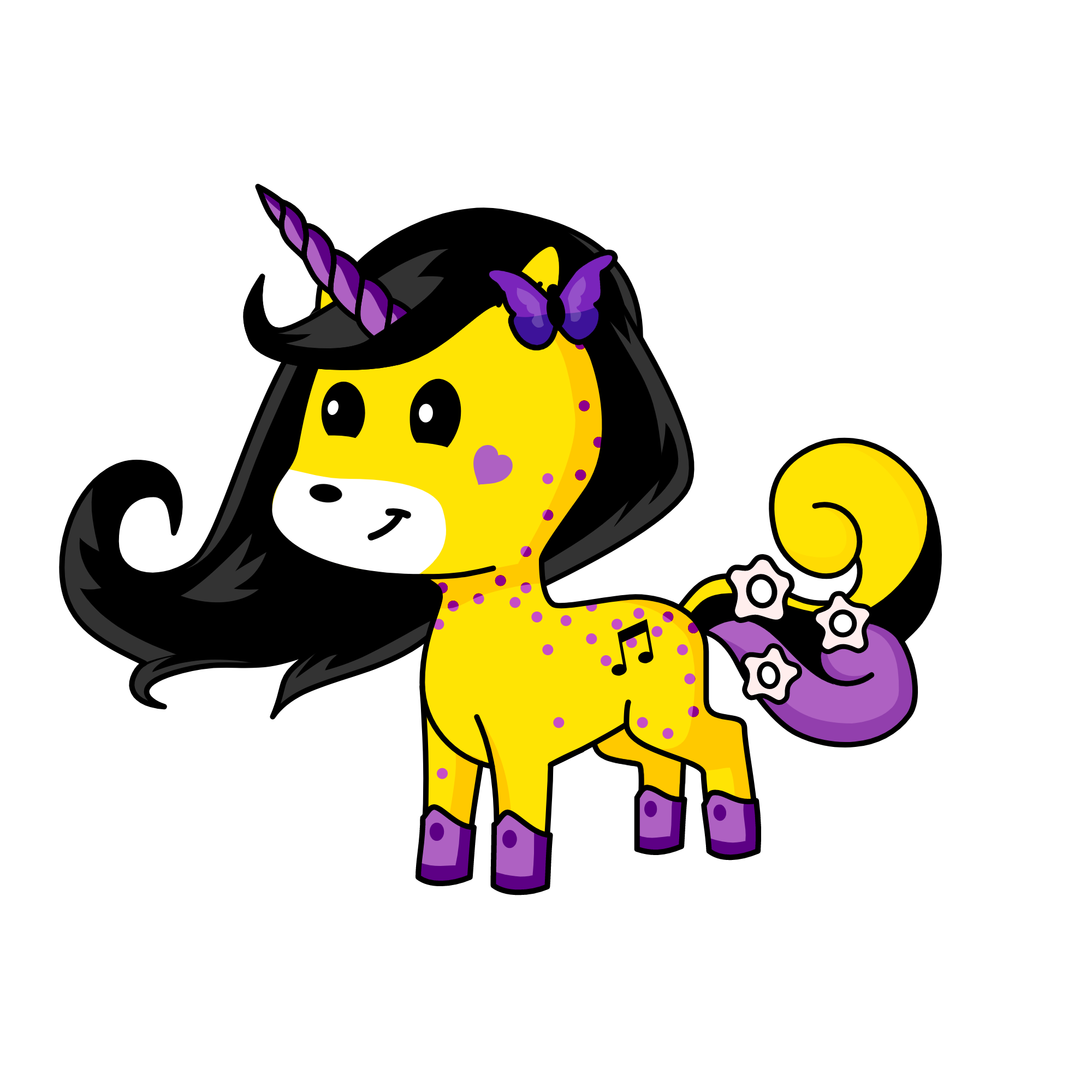 Dash, the unicorn