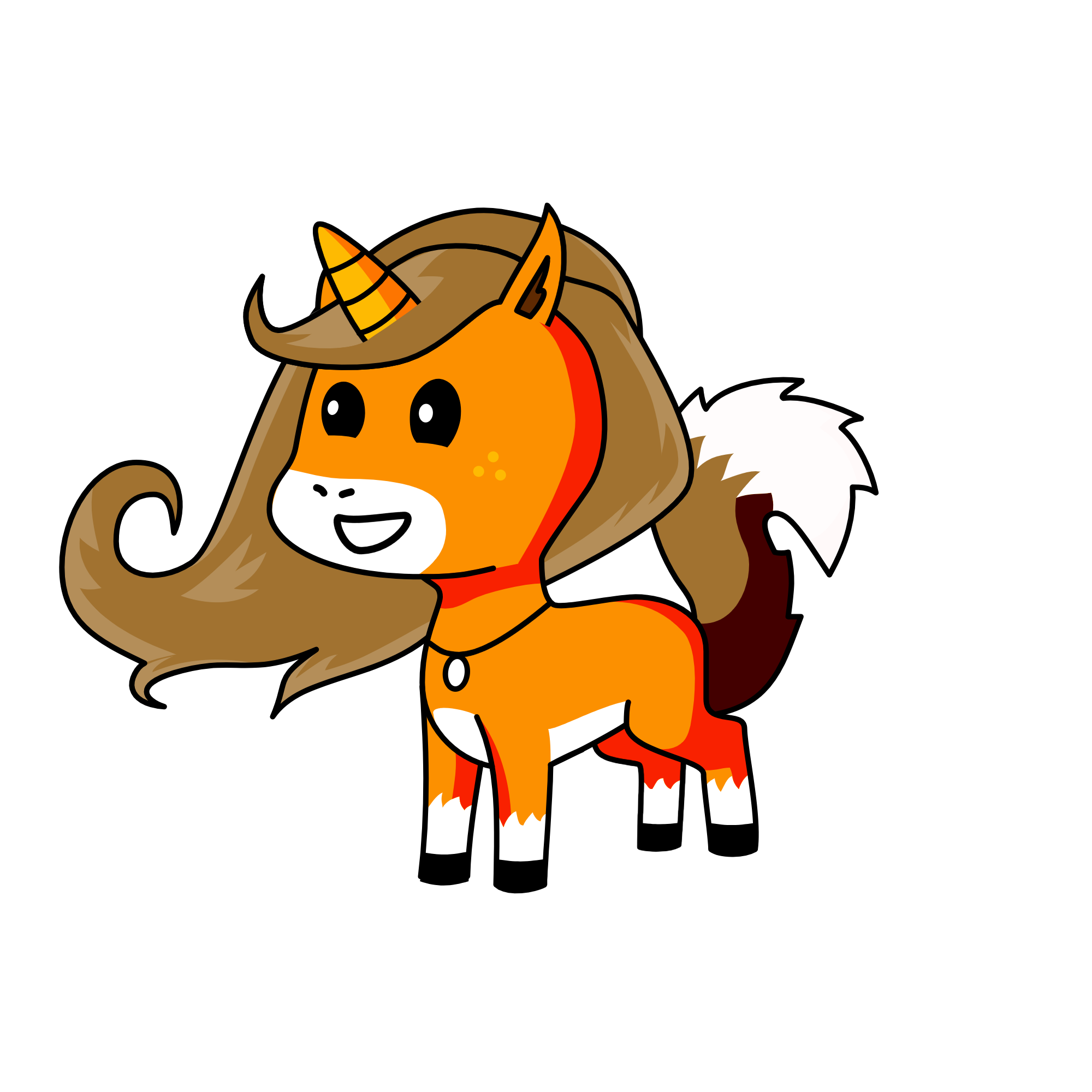 Lucky, the unicorn