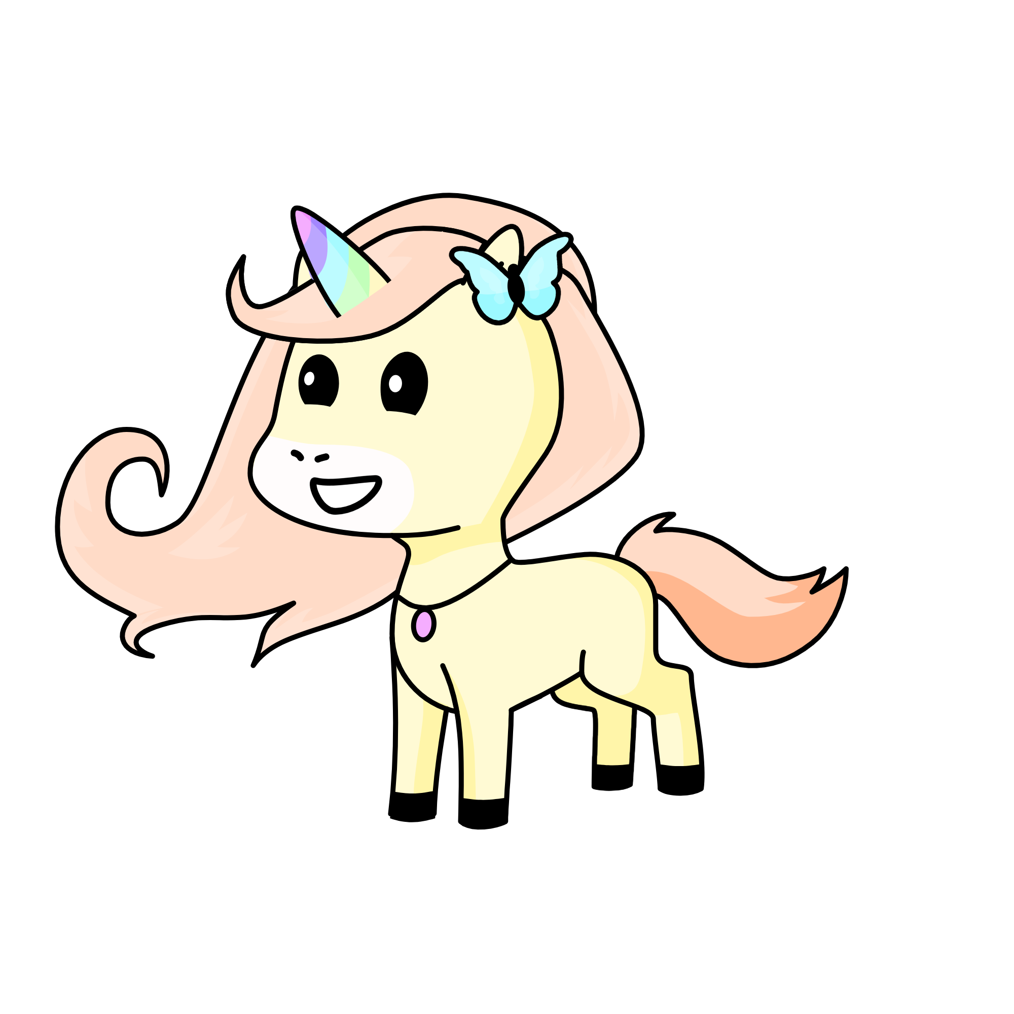 Pastel, the unicorn
