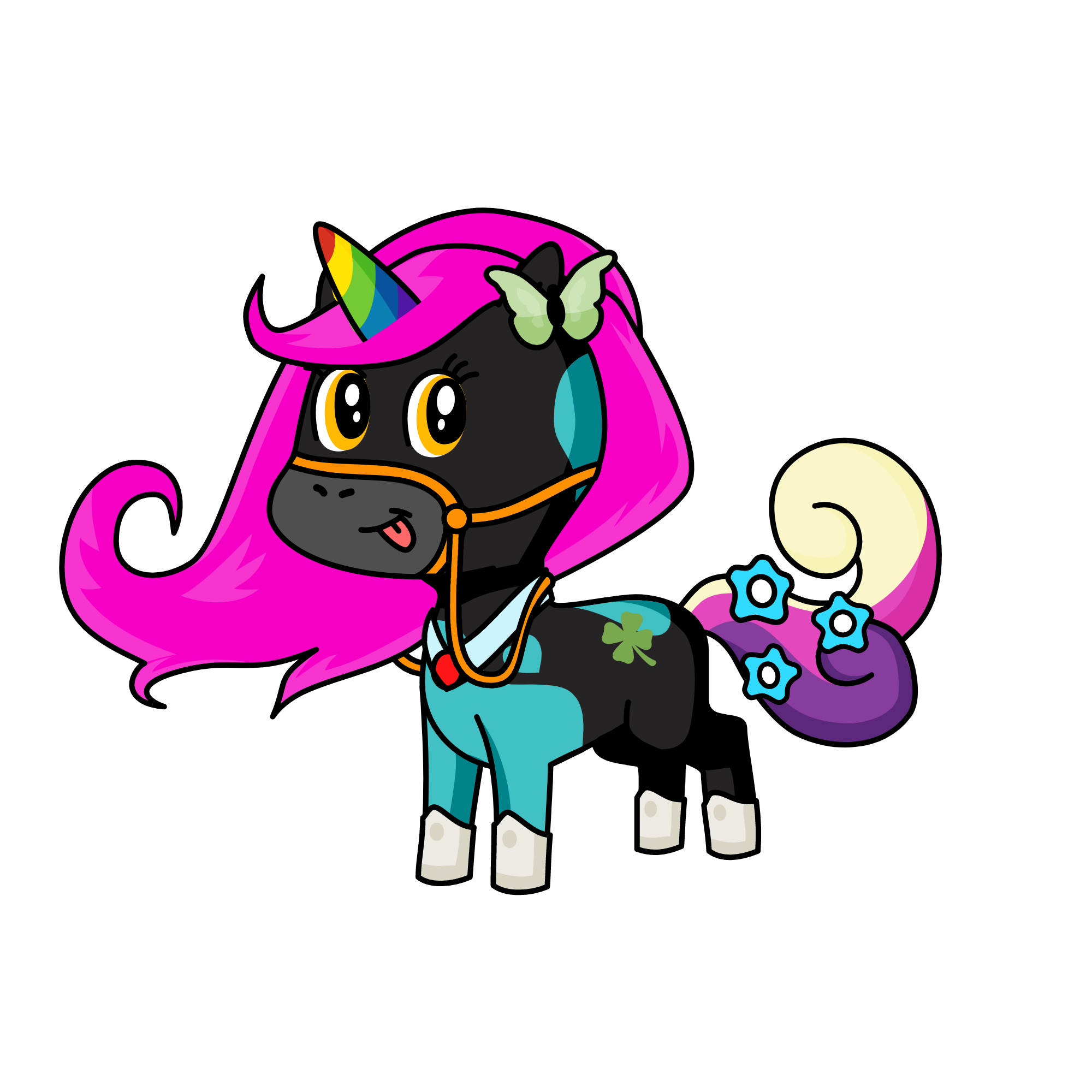 Rainibow, the unicorn