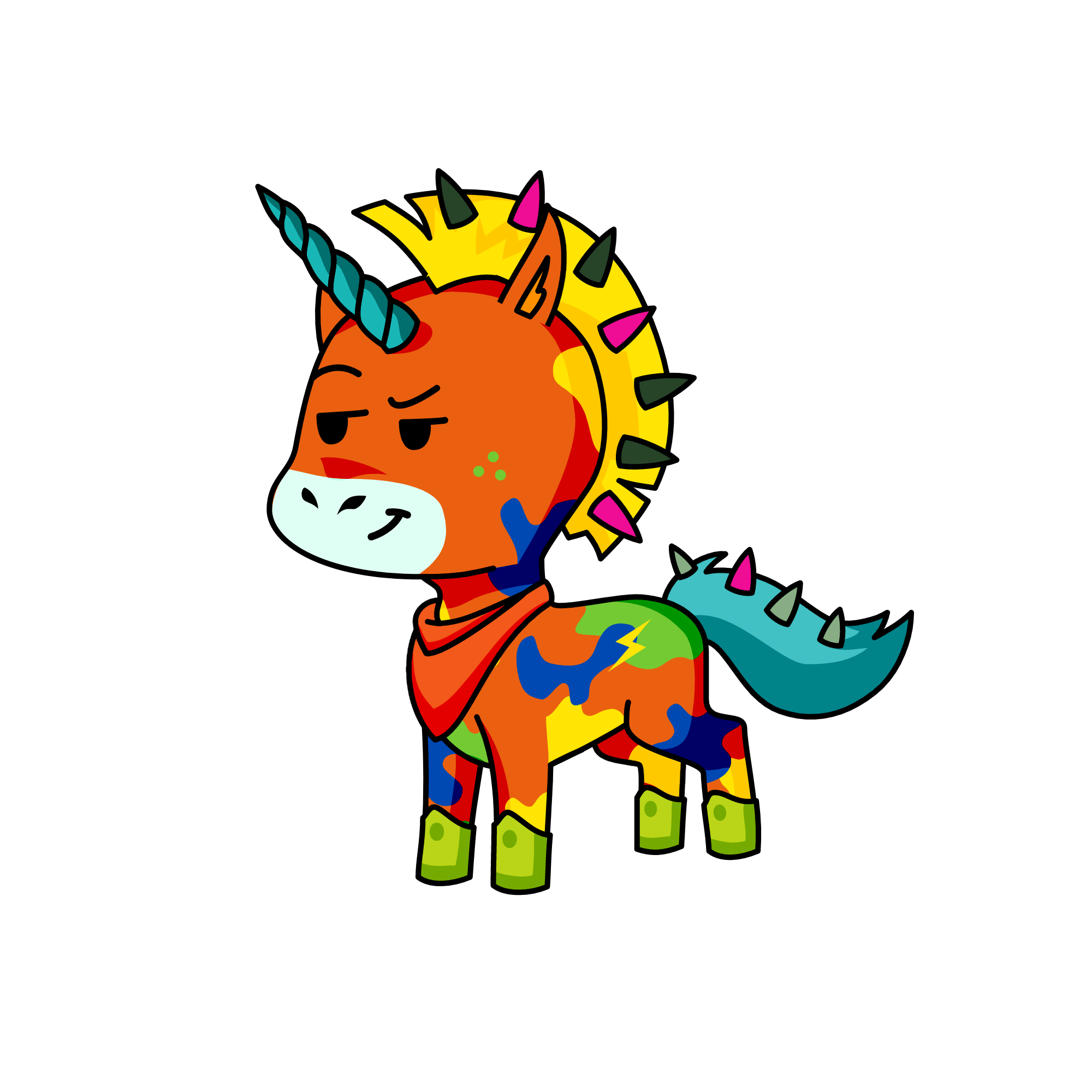 Corny, the unicorn