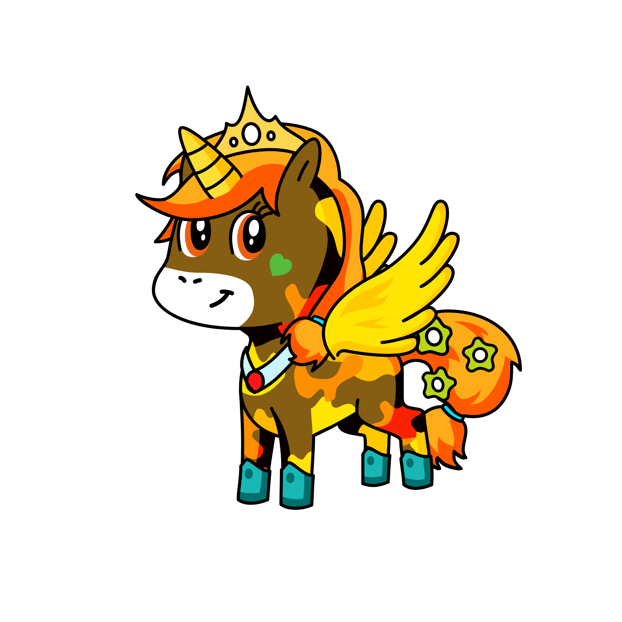Corny, the unicorn